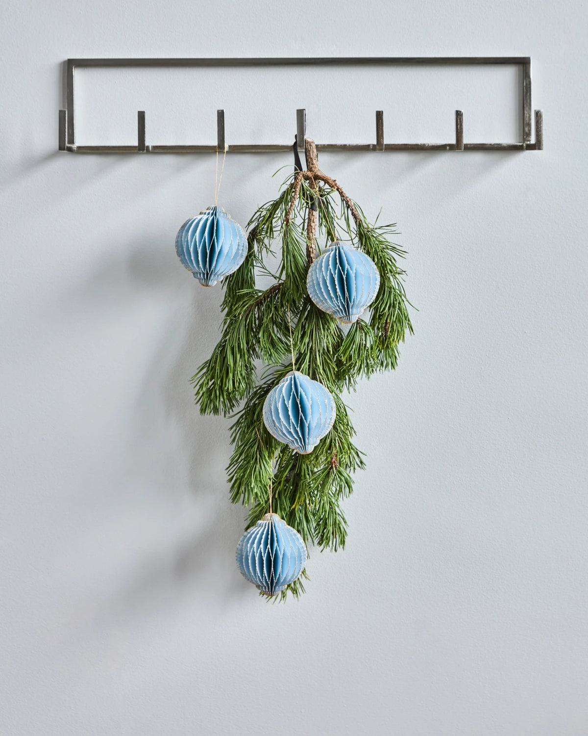 House Doctor HDAlsta Christmas Tree Ornaments in Light Blue
