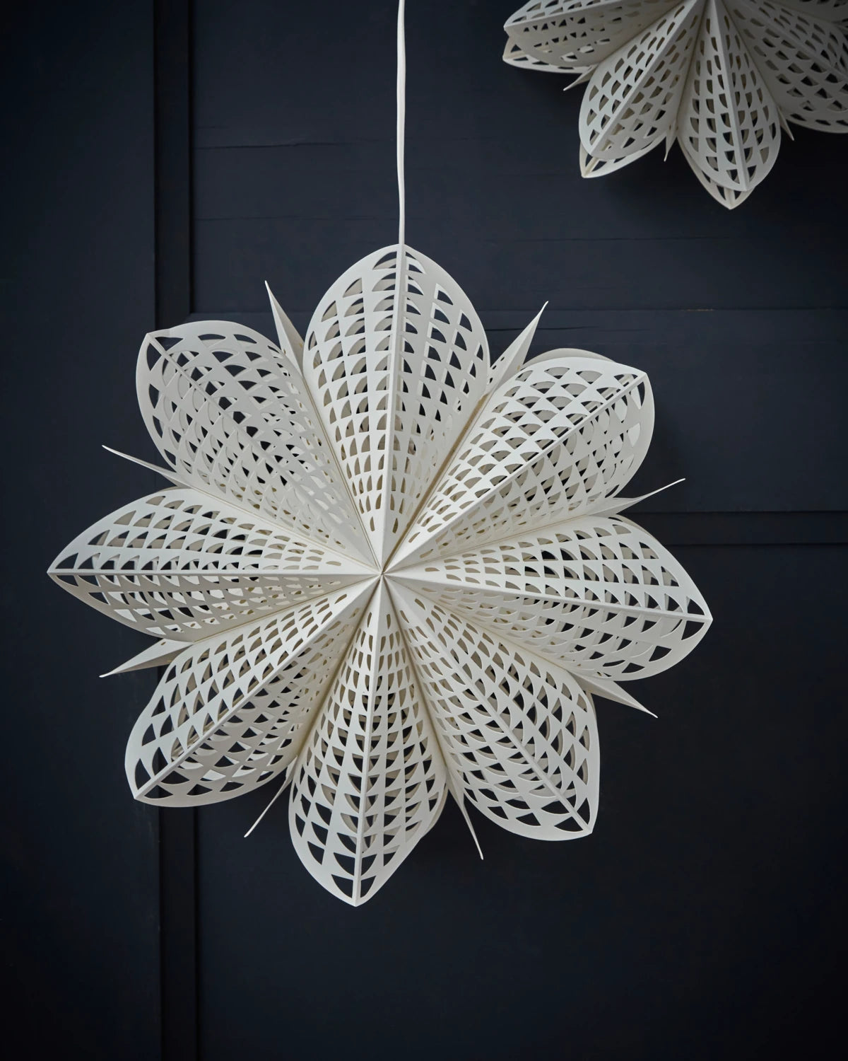 House Doctor Gint Paper Star (45cm) in White | Can Be Used With Light - Lifestory