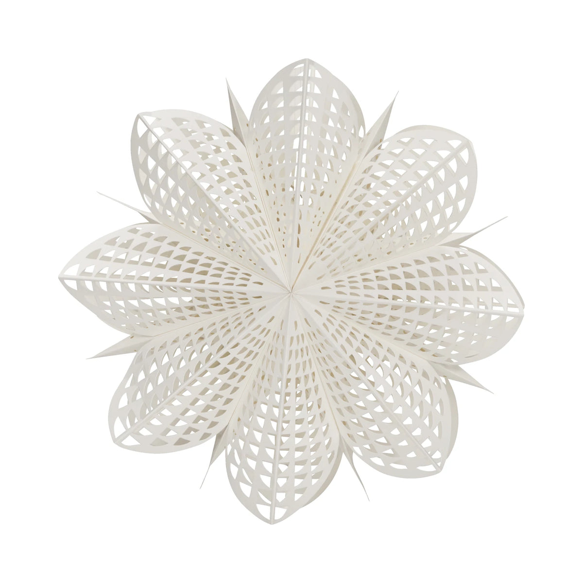 House Doctor Gint Paper Star (45cm) in White | Can Be Used With Light - Lifestory