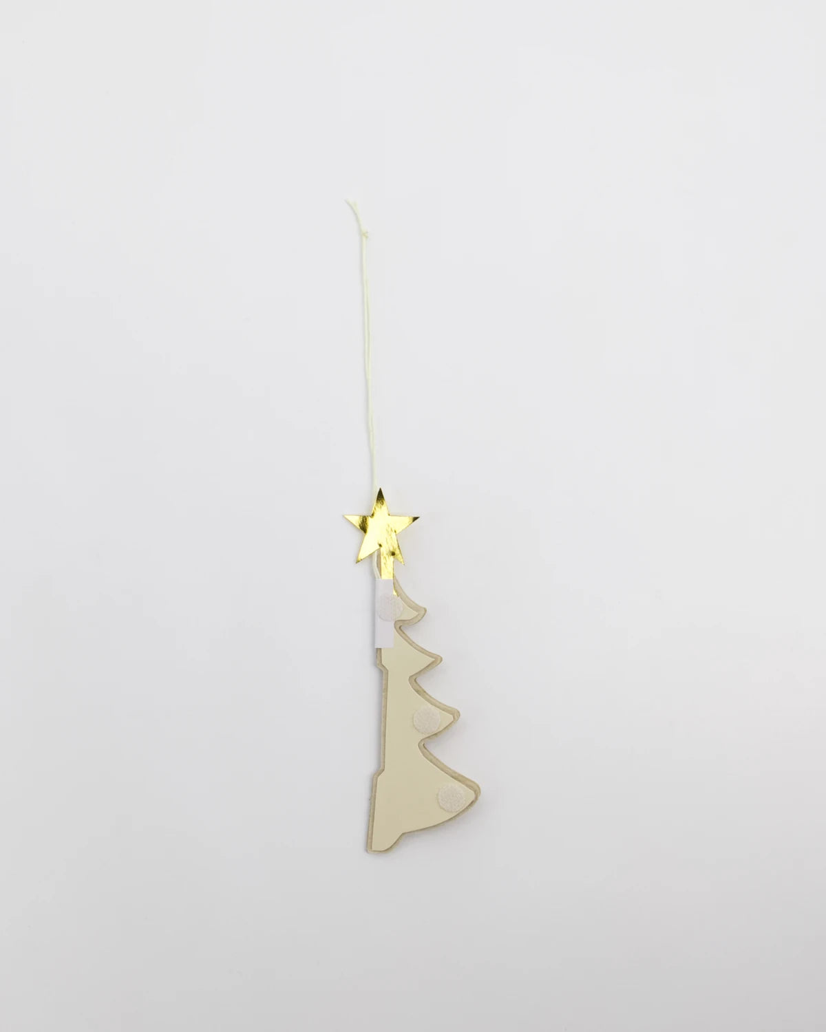 House Doctor Set of 6 Hanging Tree Paper Decorations in Various Colours - Lifestory