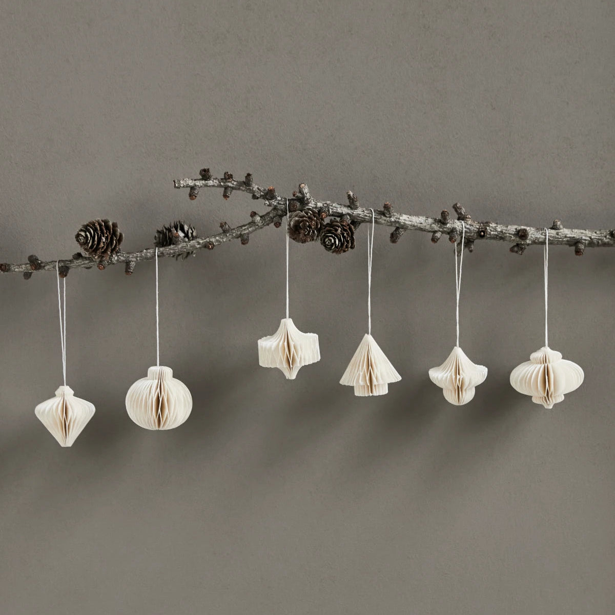 House Doctor HDComb Hanging Ornaments in off-white | Lifestory