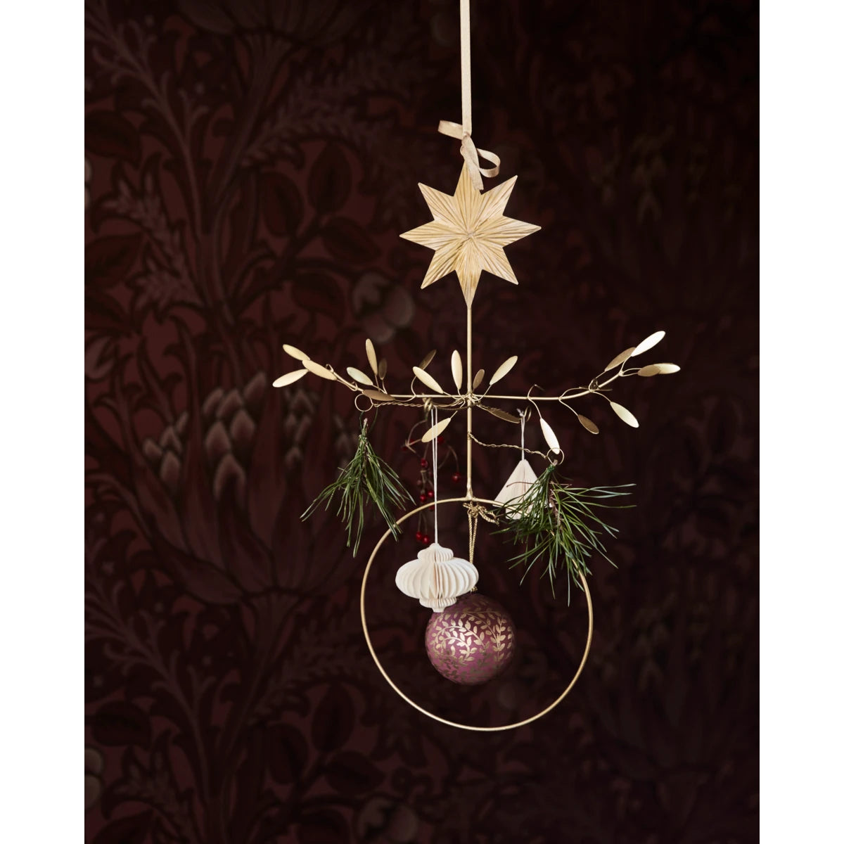 House Doctor Brass Decorative Star Mobile - Lifestory