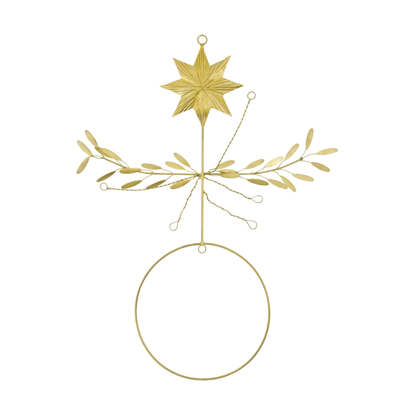 House Doctor Brass Decorative Star Mobile - Lifestory