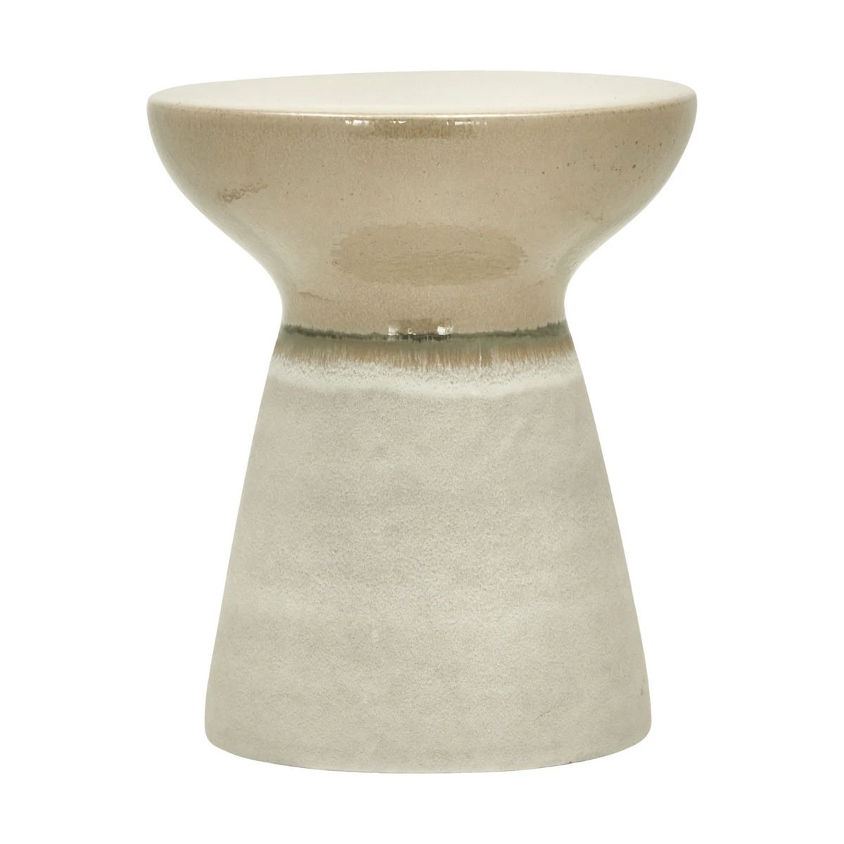 House Doctor 'Pablo' Ceramic Side Table / Stool in Sand - Lifestory