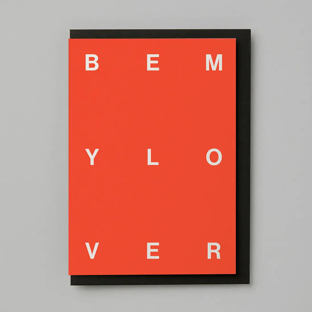Be My Lover Embossed Card | Blank | by Kinshipped - Lifestory