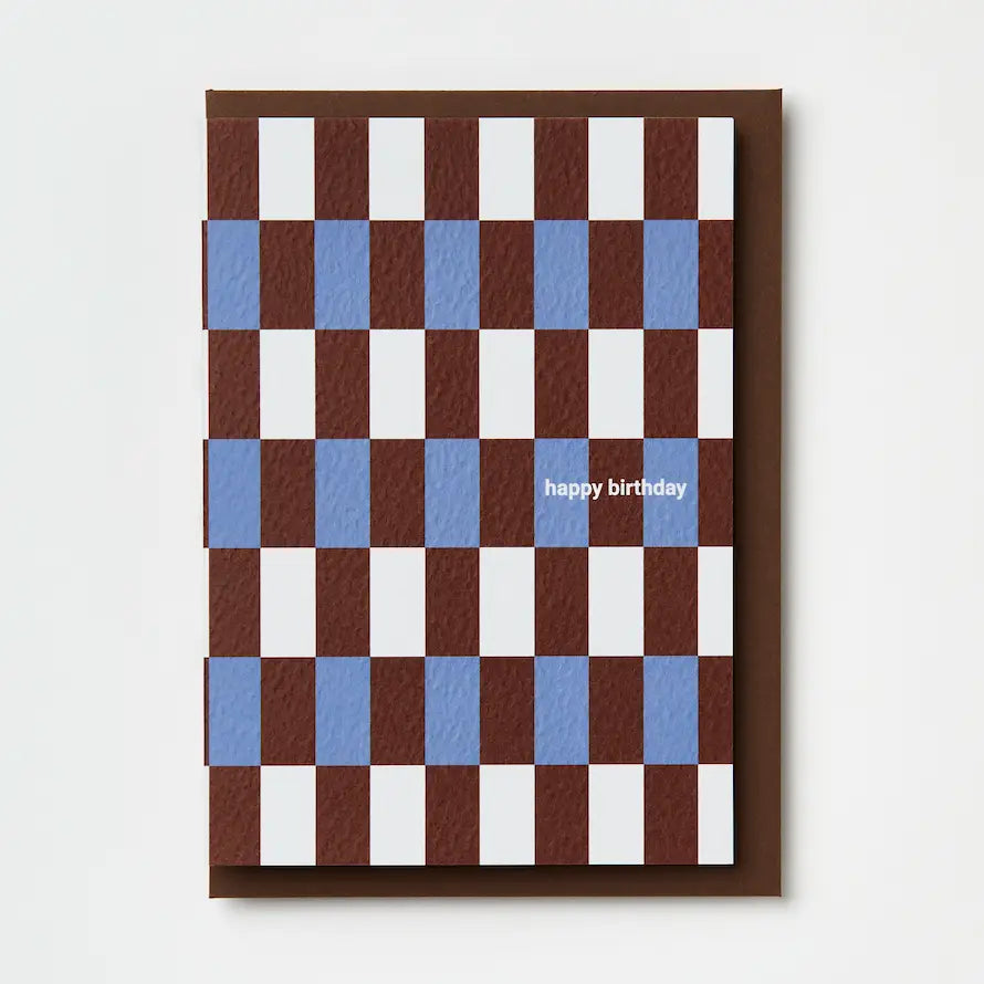 Brugge Tile Happy Birthday Card | Blank | by Kinshipped - Lifestory