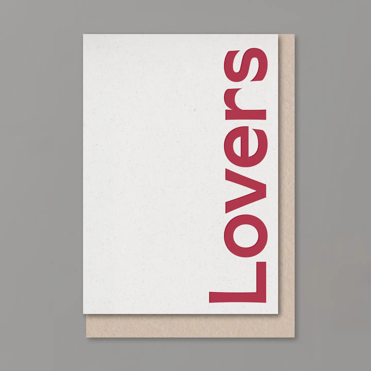 Lovers Debossed Card | Blank | by Kinshipped - Lifestory