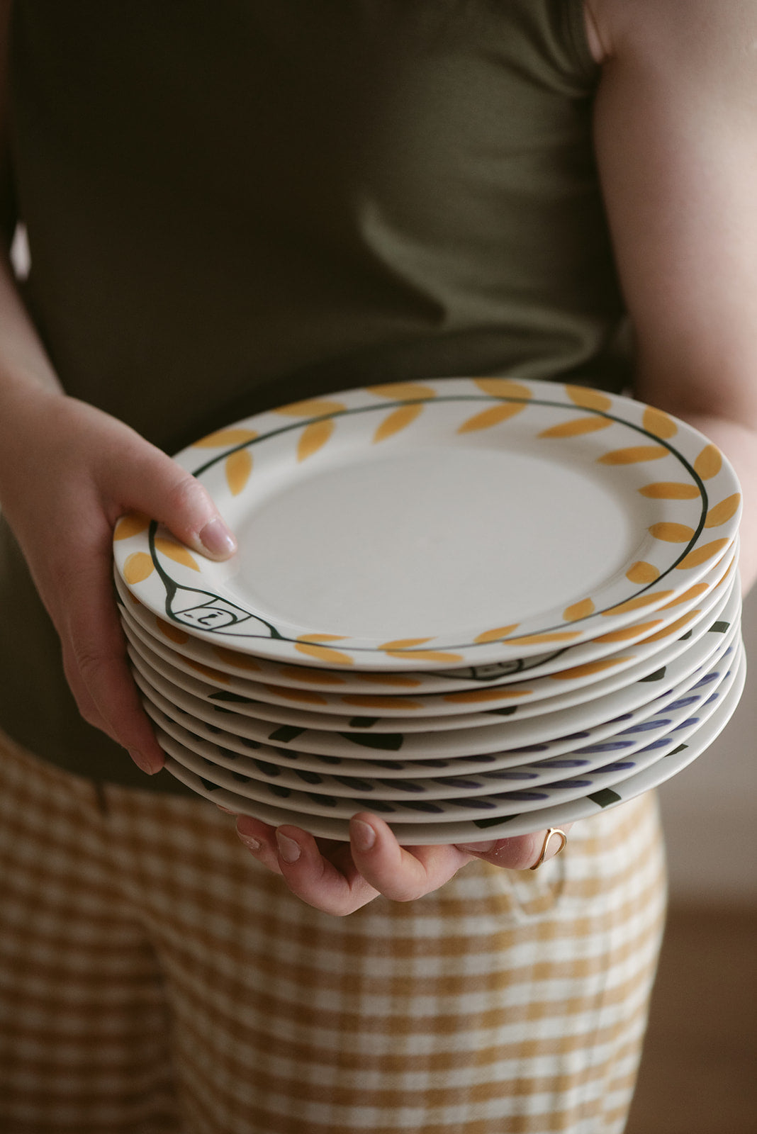 HAY x Emma Kohlmann - La Pittura Ø24cm Plate in Various Designs - Lifestory