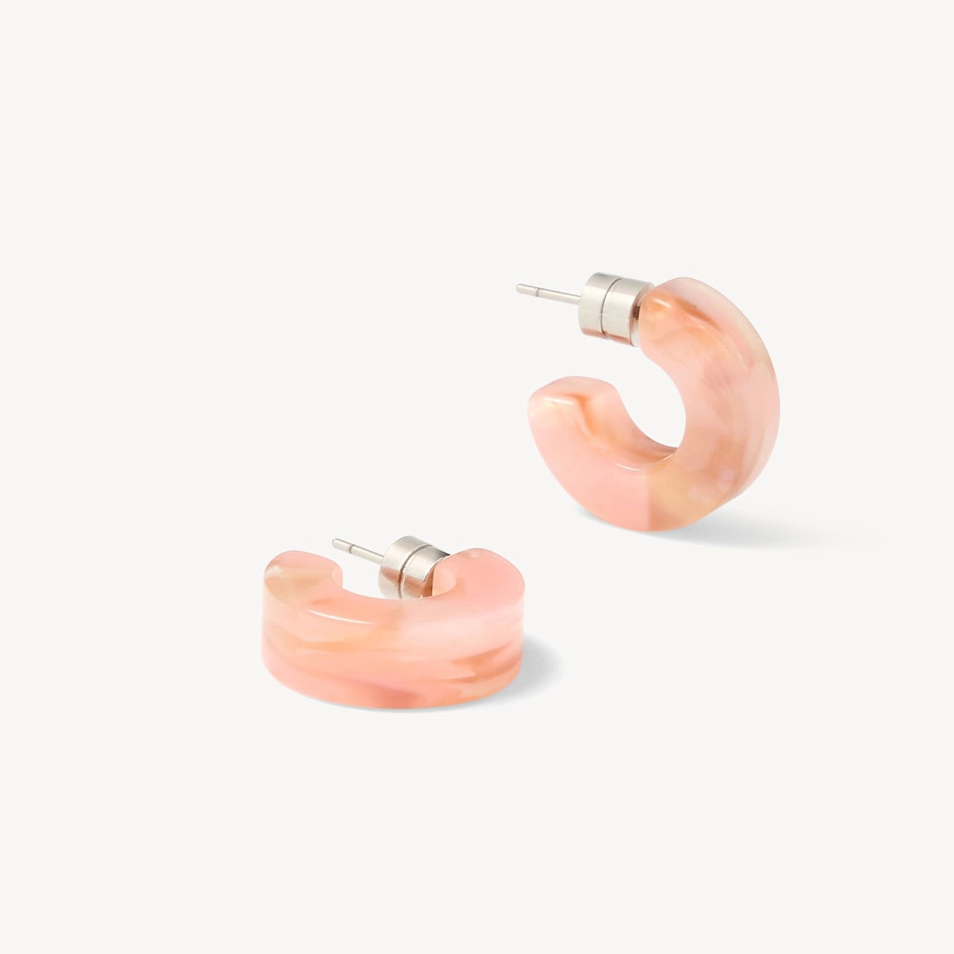 MACHETE Muse Hoops in Blossom Acetate