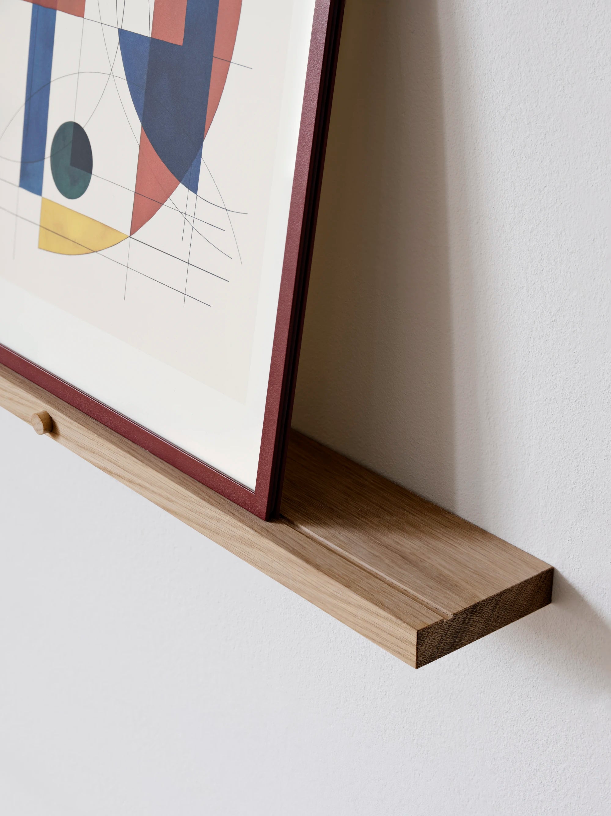 Moebe Oak Gallery Shelf - 70 or 115cm - Lifestory