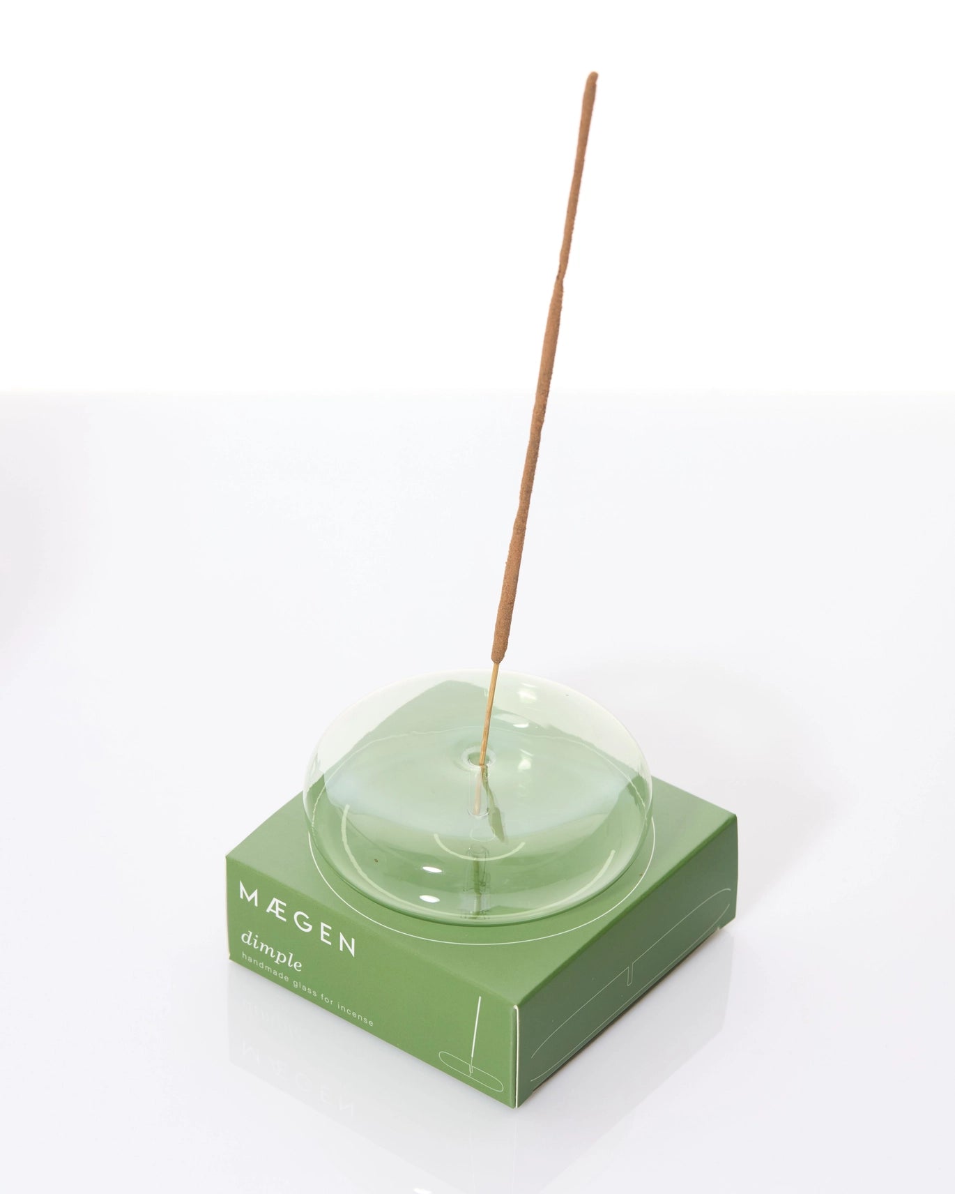 Maegan Dimple Hand Blown Glass Incense Stick Holder - Lifestory