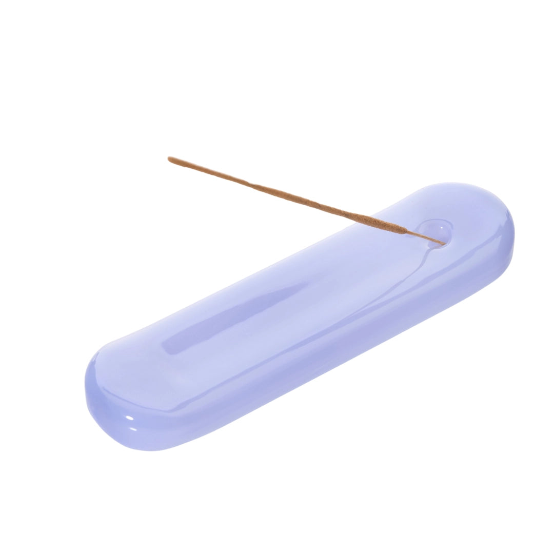 Maegan Lilo Hand Blown Glass Incense Stick Holder in Various Colours - Lifestory