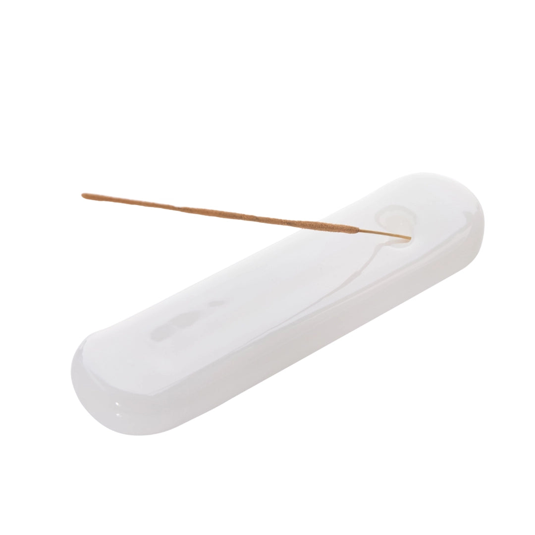 Maegan Lilo Hand Blown Glass Incense Stick Holder in Various Colours - Lifestory