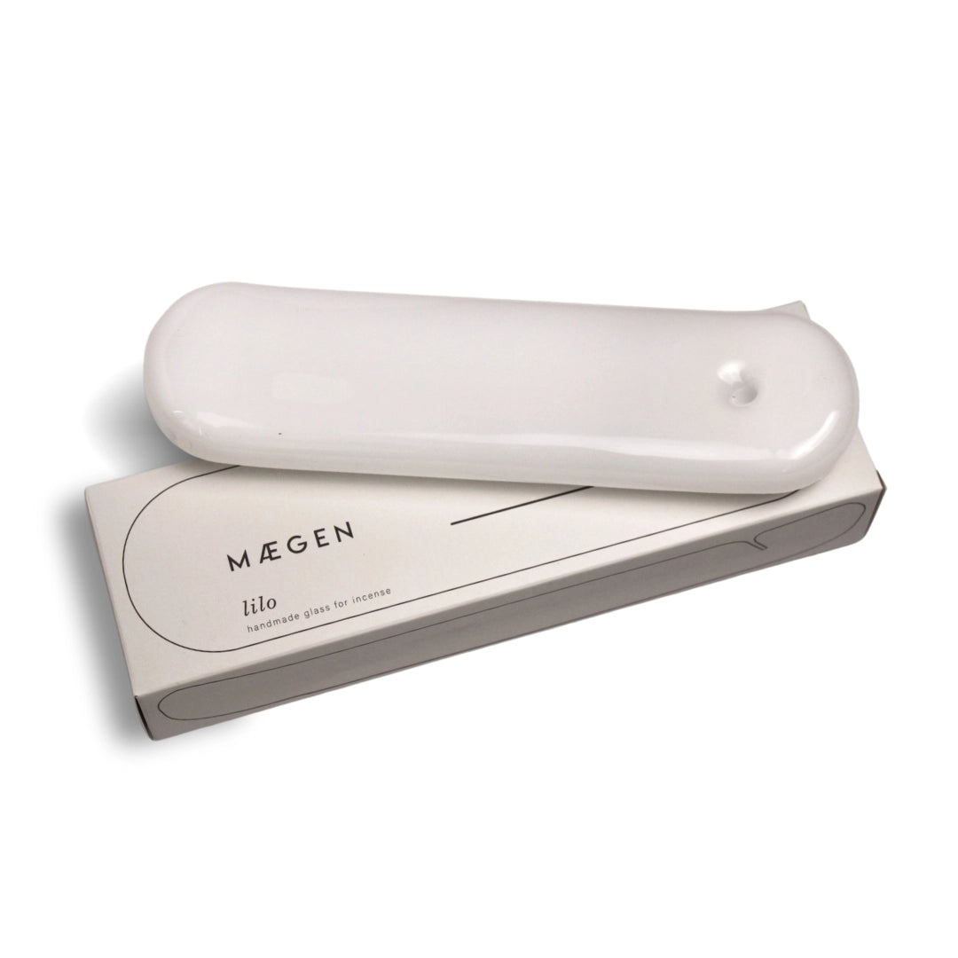 Maegan Lilo Hand Blown Glass Incense Stick Holder in Various Colours - Lifestory