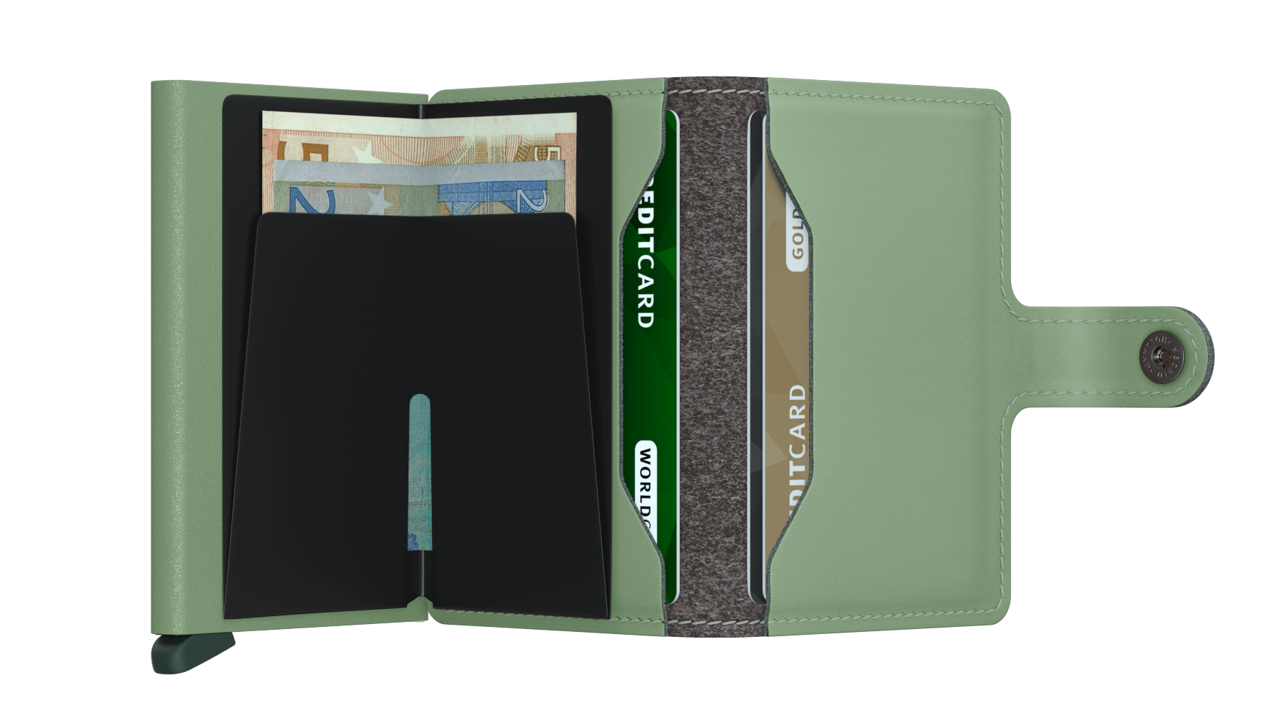 Miniwallet | Yard Powder Pistachio | by Secrid Wallets - Lifestory