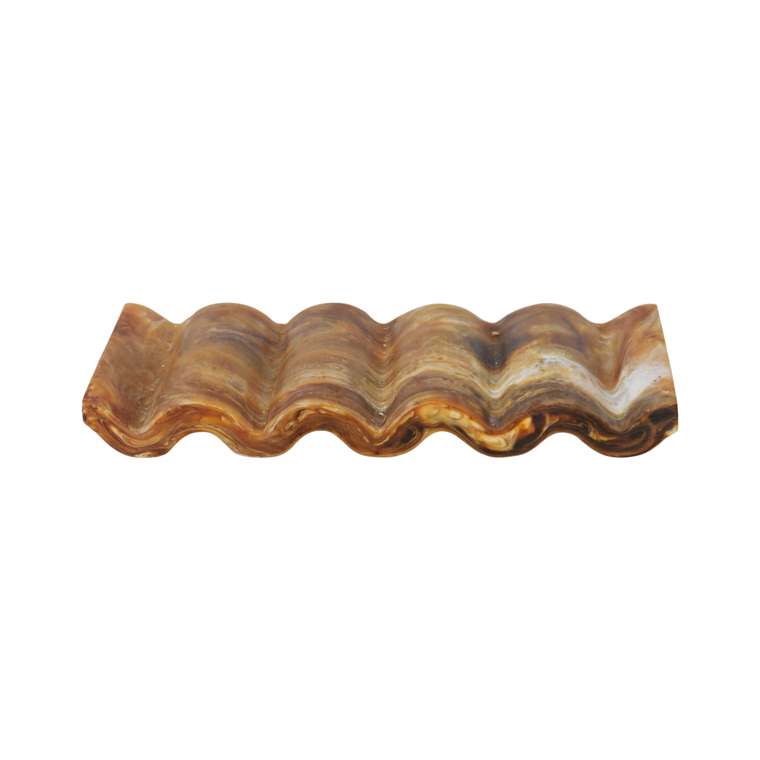 Ferm Living 'Mist' Soap Dish in Marbled Resin - Sugar Kelp | Lifestory