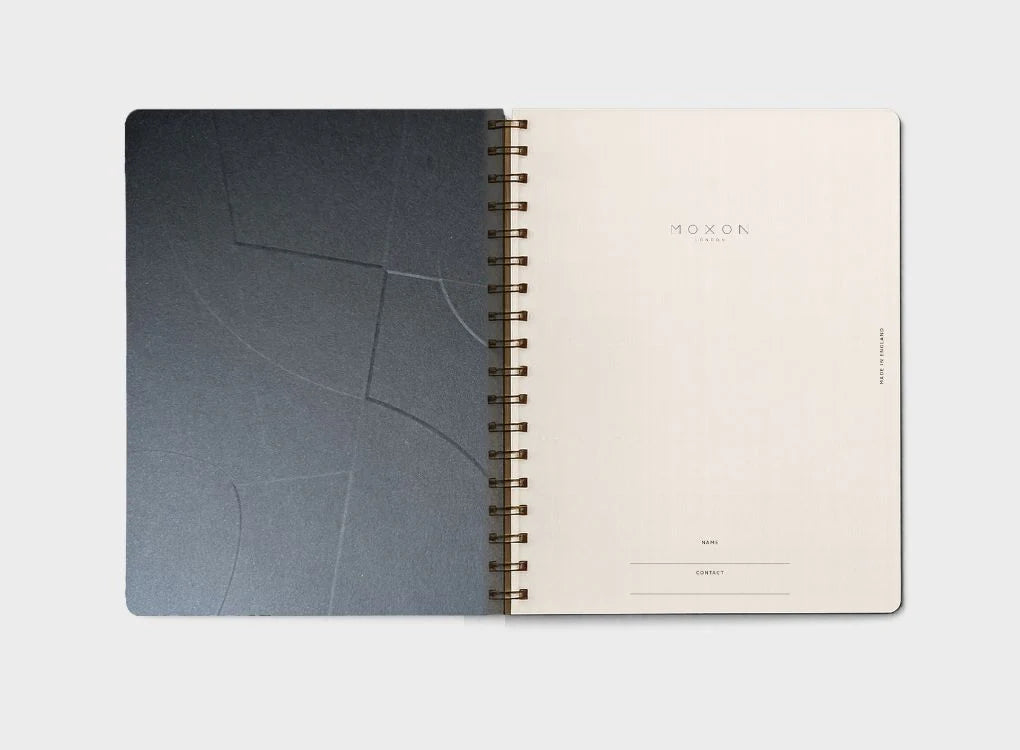 Moxon B5 Form Lined Wire-Bound Notebook - Lifestory