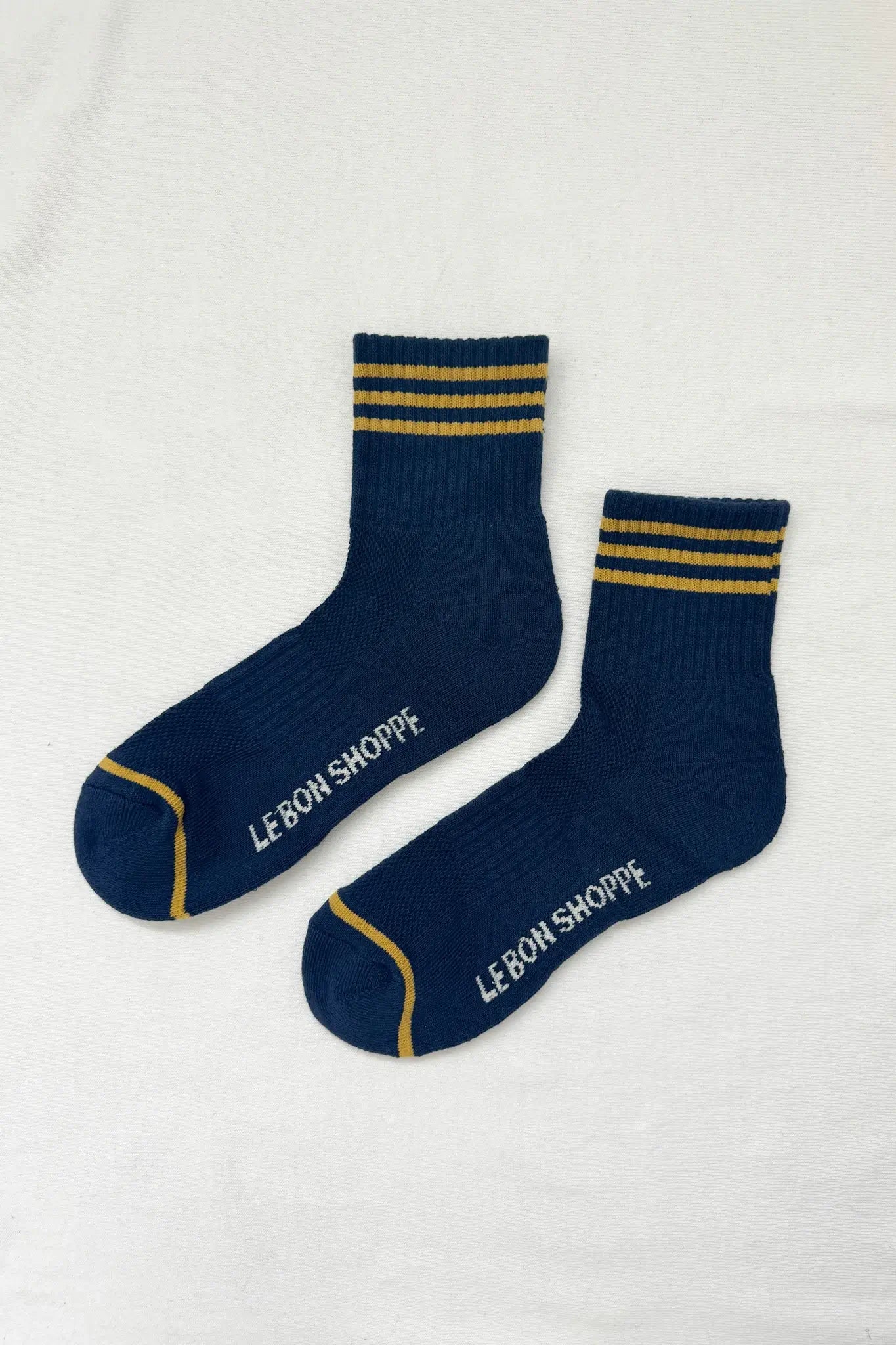 Le Bon Shoppe Girlfriend Socks in Navy