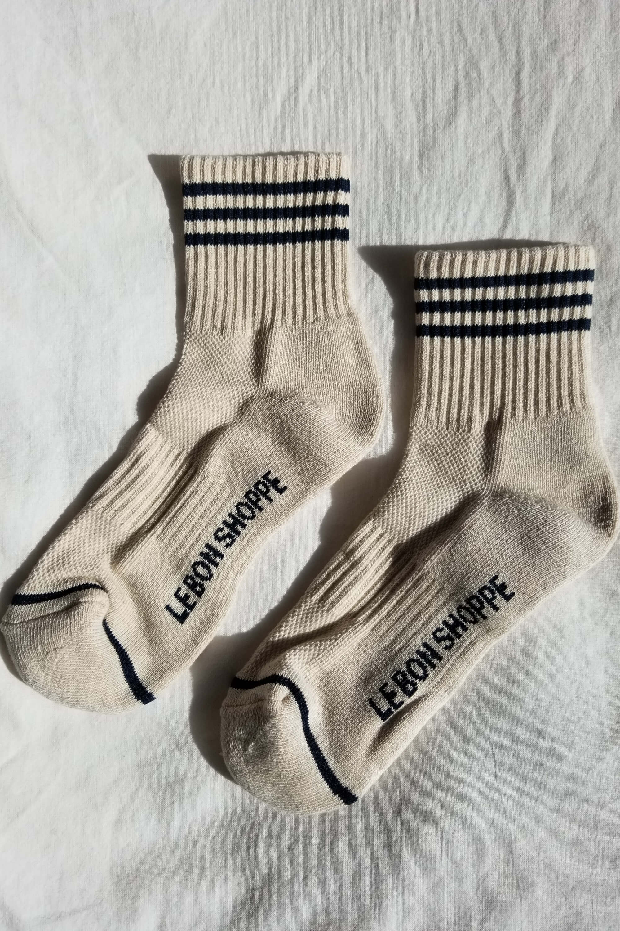 Le Bon Shoppe Girlfriend Socks in Oatmeal