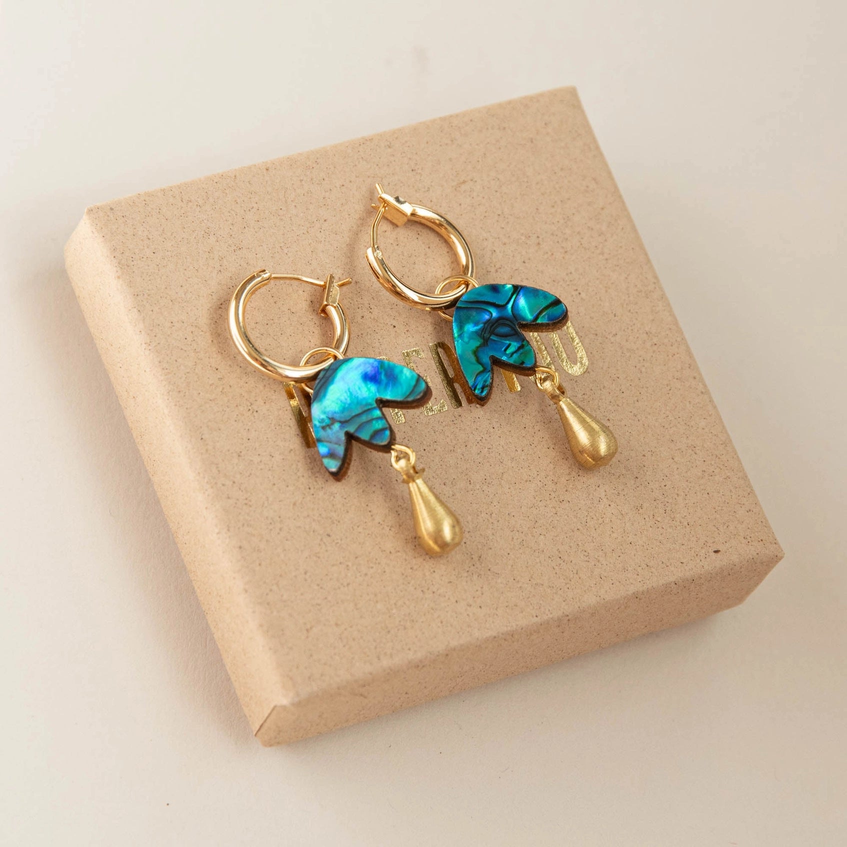 Pepper You Petal Drop Hoop Earrings