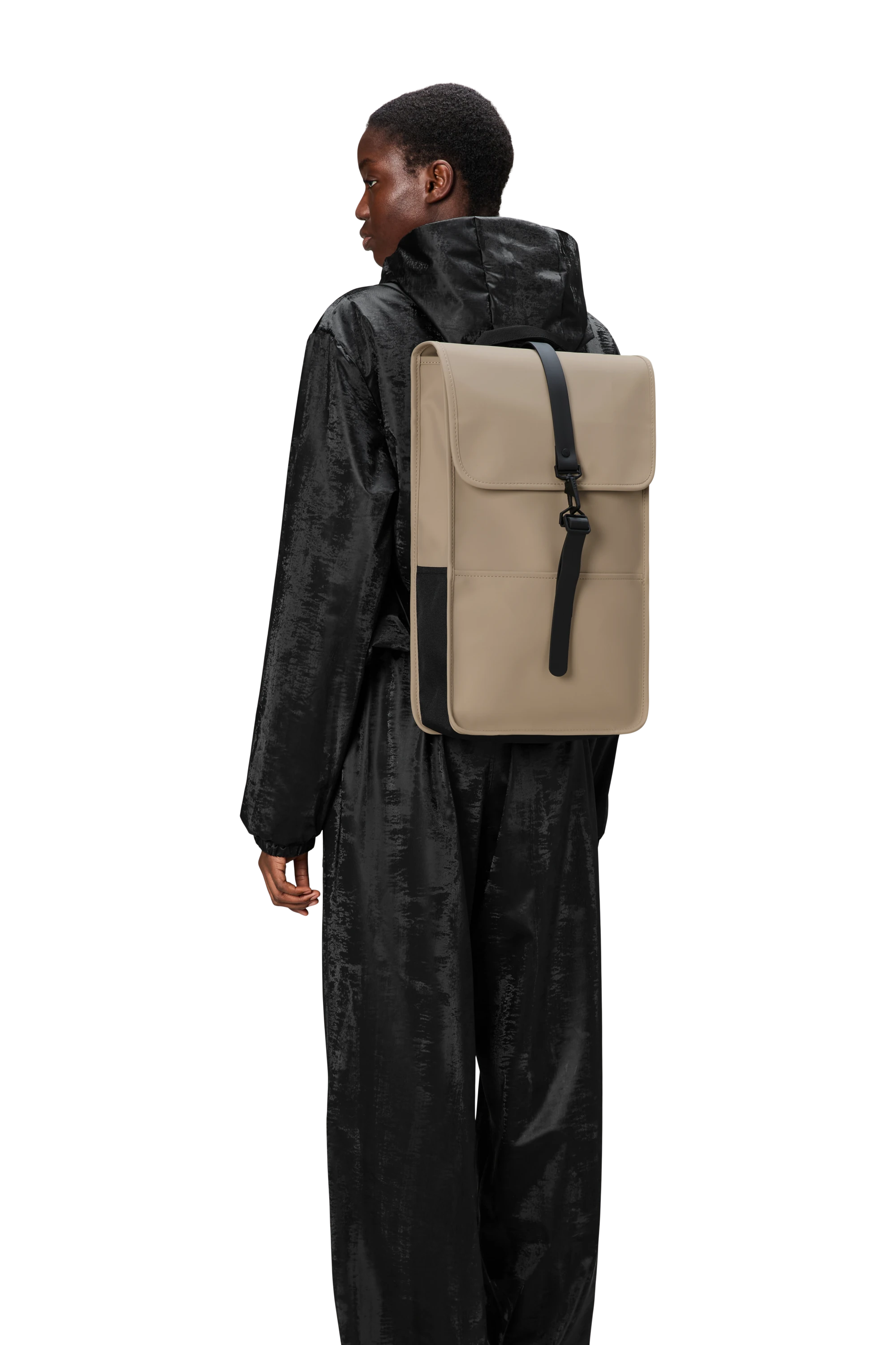 Rains Backpack in Beige | Waterproof - Lifestory