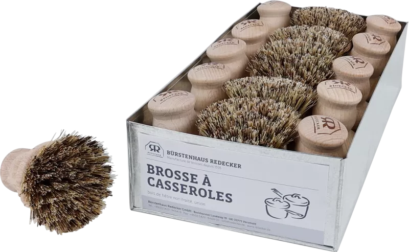 Redecker Pot Brush in Untreated Beach & Natural Fibre - Lifestory