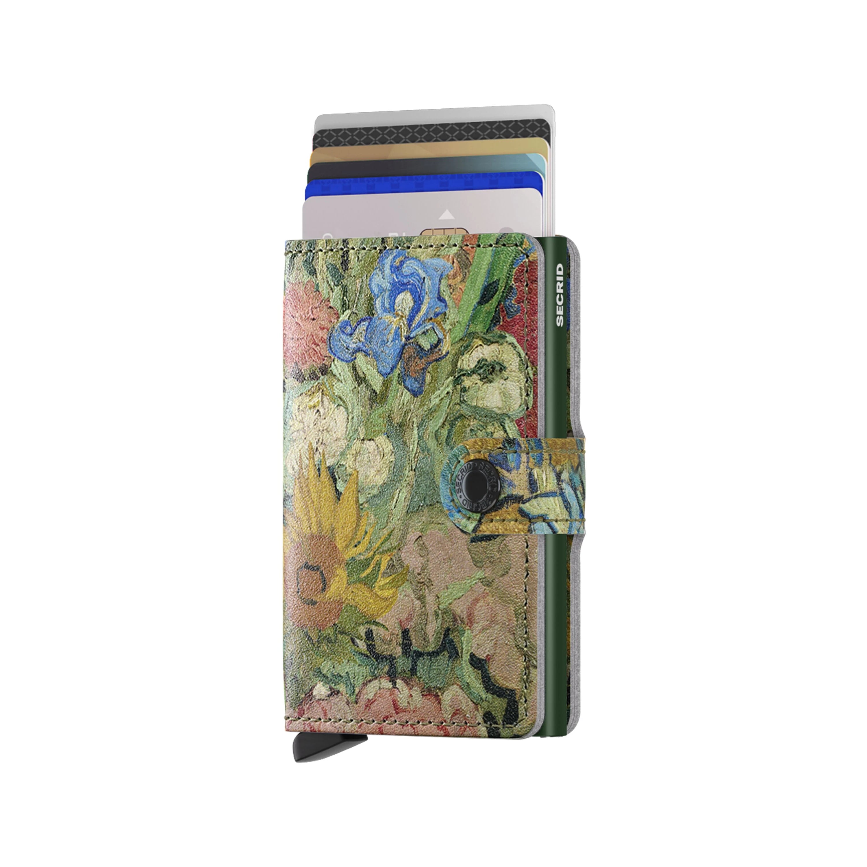 Miniwallet Art - Flowers - Van Gogh | Printed Leather | by Secrid Wallets