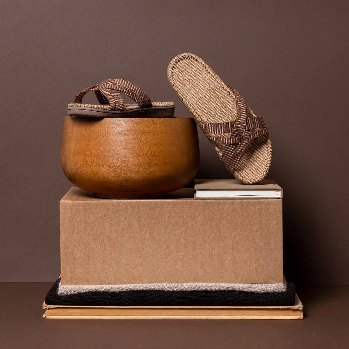 Shangies Danish Sandals in cocoa tones- Womens 1 | Light Breathable Washable - Lifestory