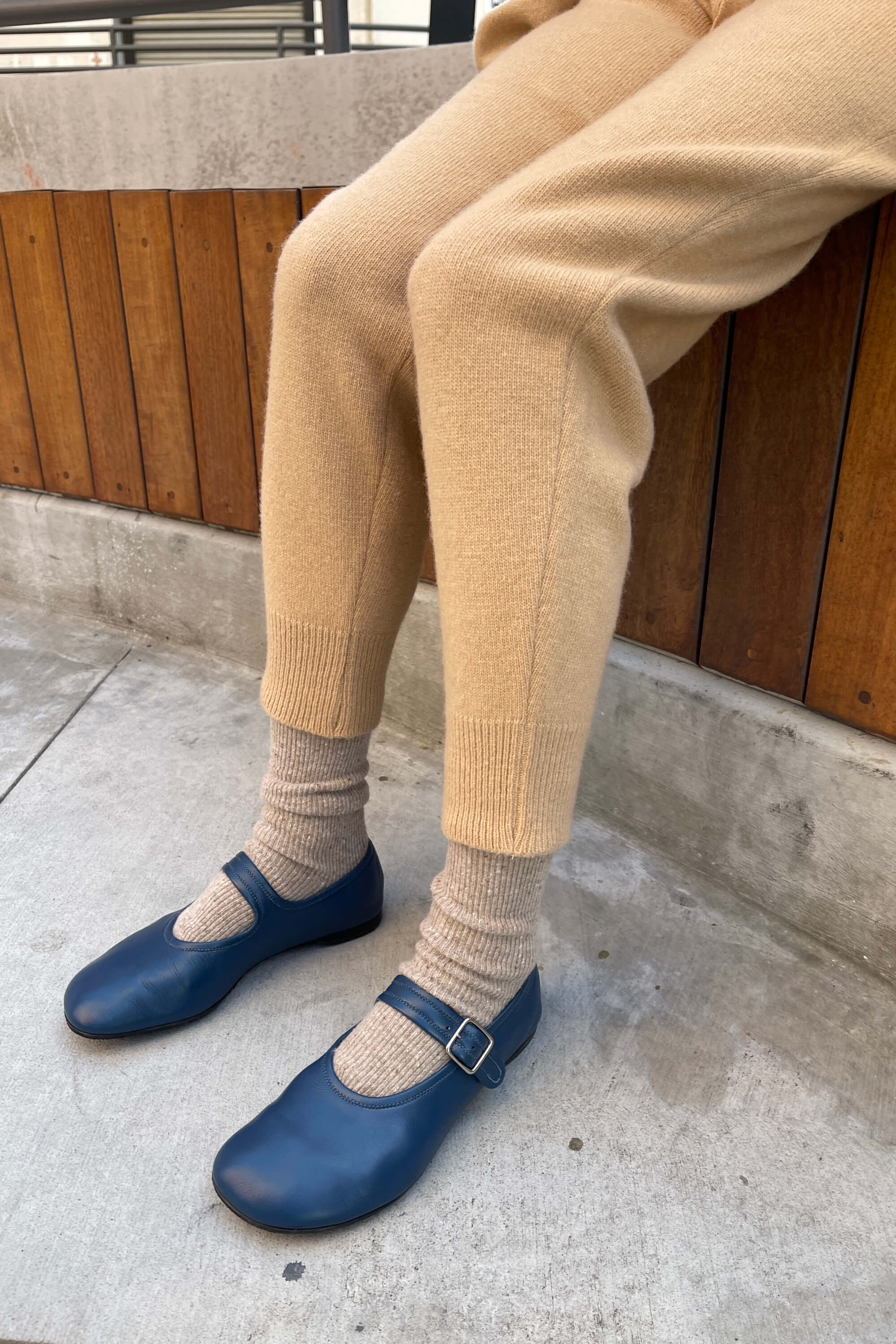 Snow Socks | Tan | by Le Bon Shoppe - Lifestory