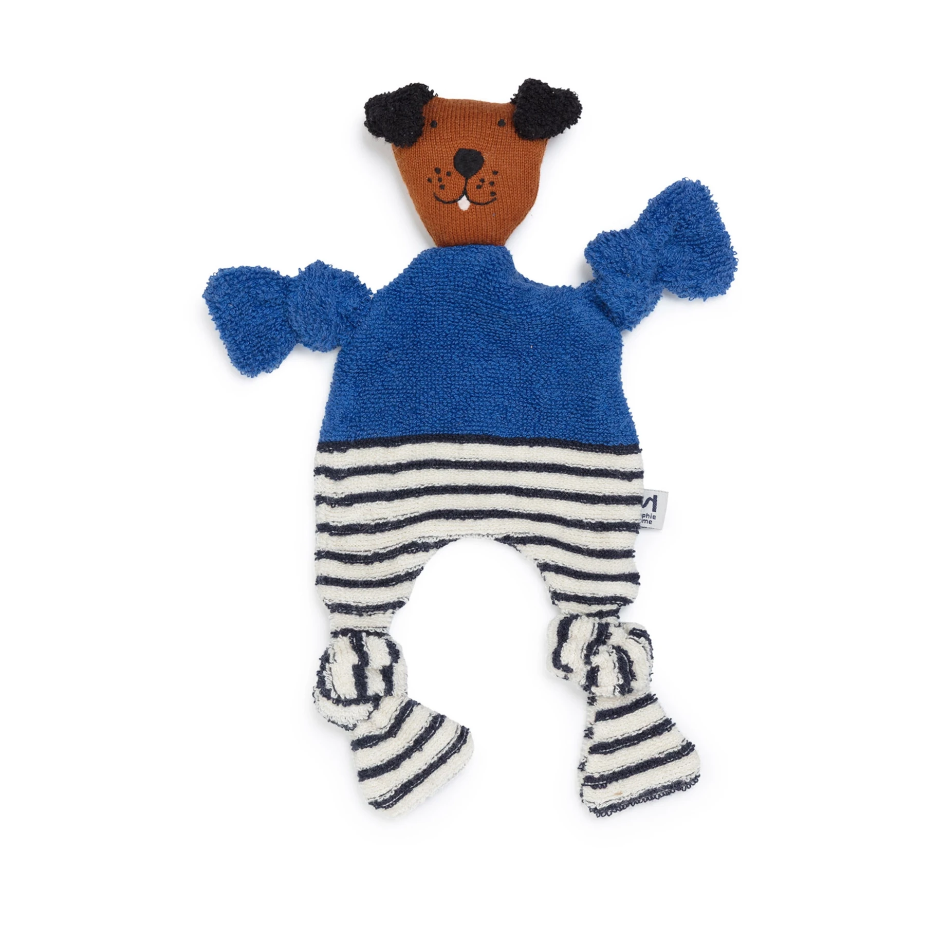 Sophie Home Dog Comforter Cuddle Cloth in Cobalt Stripe - Lifestory