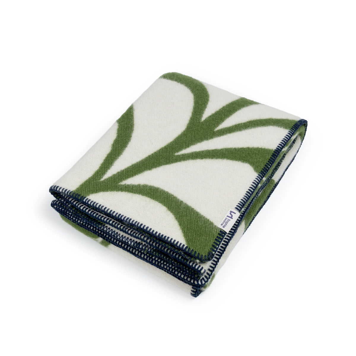 Wool 'Leaf' Blanket | Various Colours | by Sophie Home - Lifestory