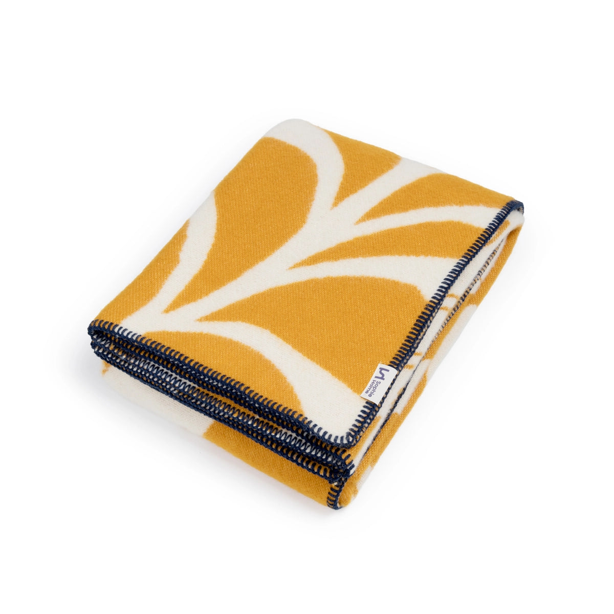 Wool 'Leaf' Blanket | Various Colours | by Sophie Home - Lifestory