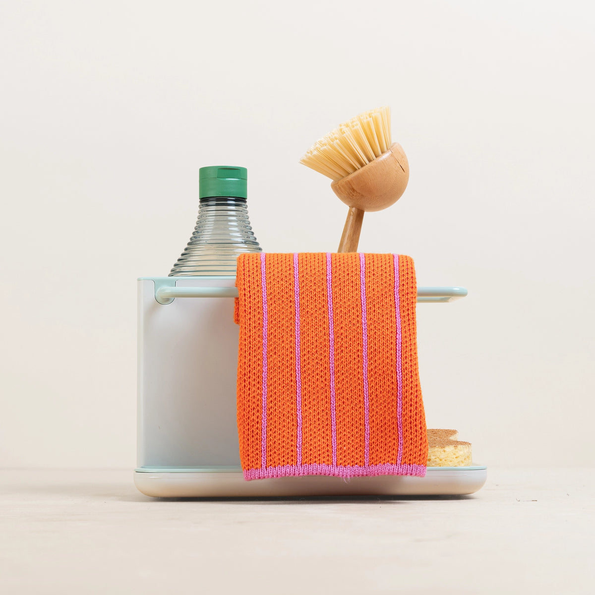 Sophie Home Reusable Cotton Striped Dish Cloths - Set of 3