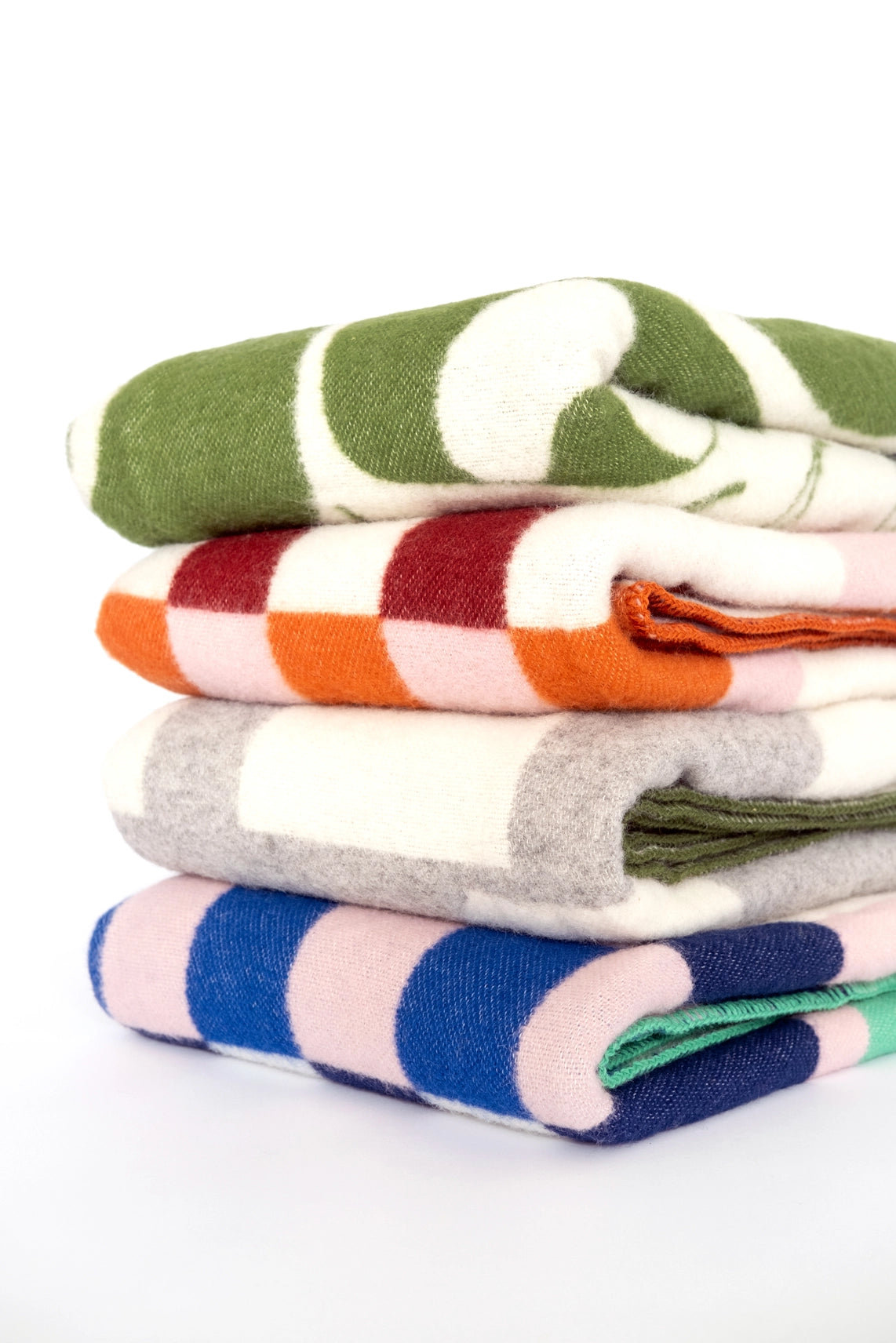 Wool 'Leaf' Blanket | Various Colours | by Sophie Home - Lifestory