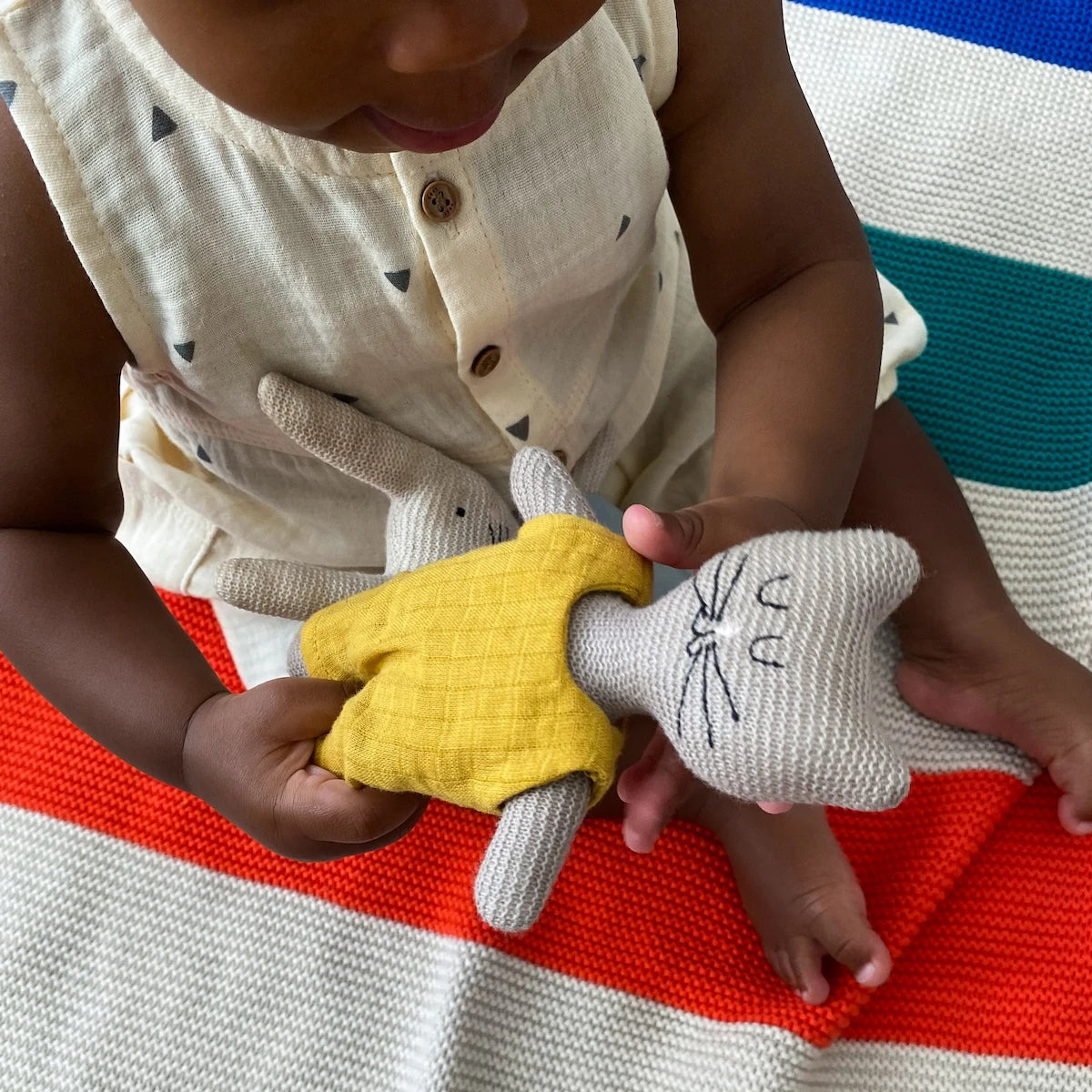 Sophie Home Cotton Knit Children's Rattle Toy