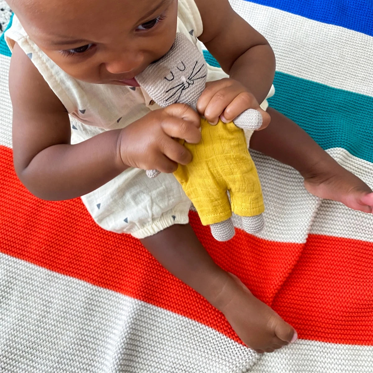Sophie Home Cotton Knit Children's Rattle Toy