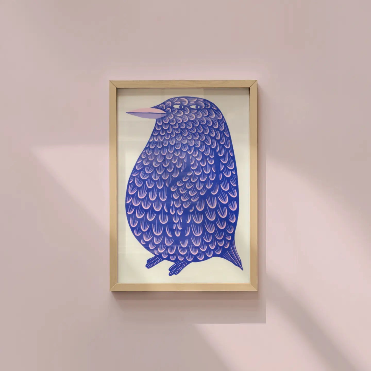 "Waddle I Do" Unframed A3 Riso Print by Strangford