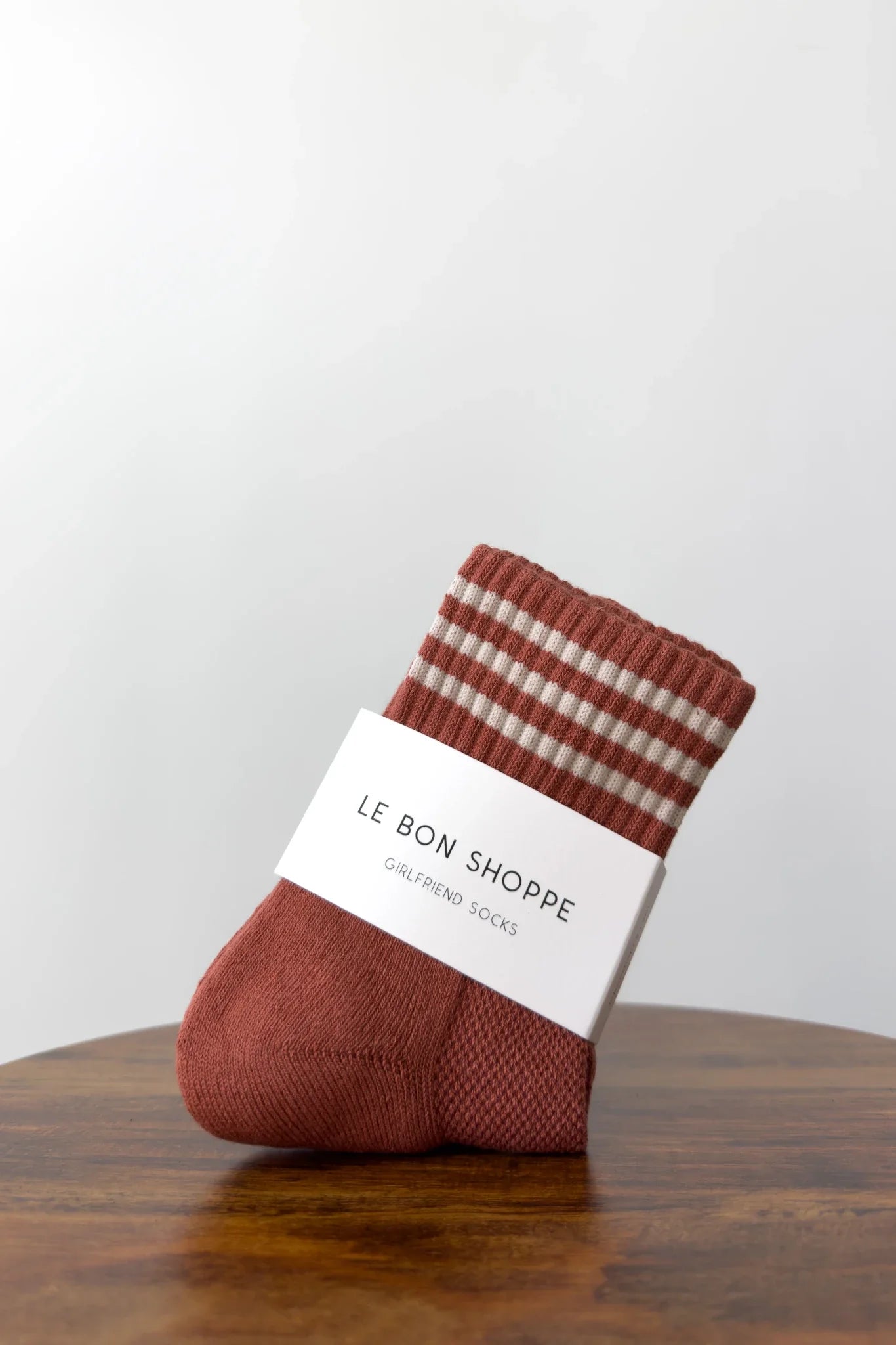 Le Bon Shoppe Girlfriend Socks in Terracotta