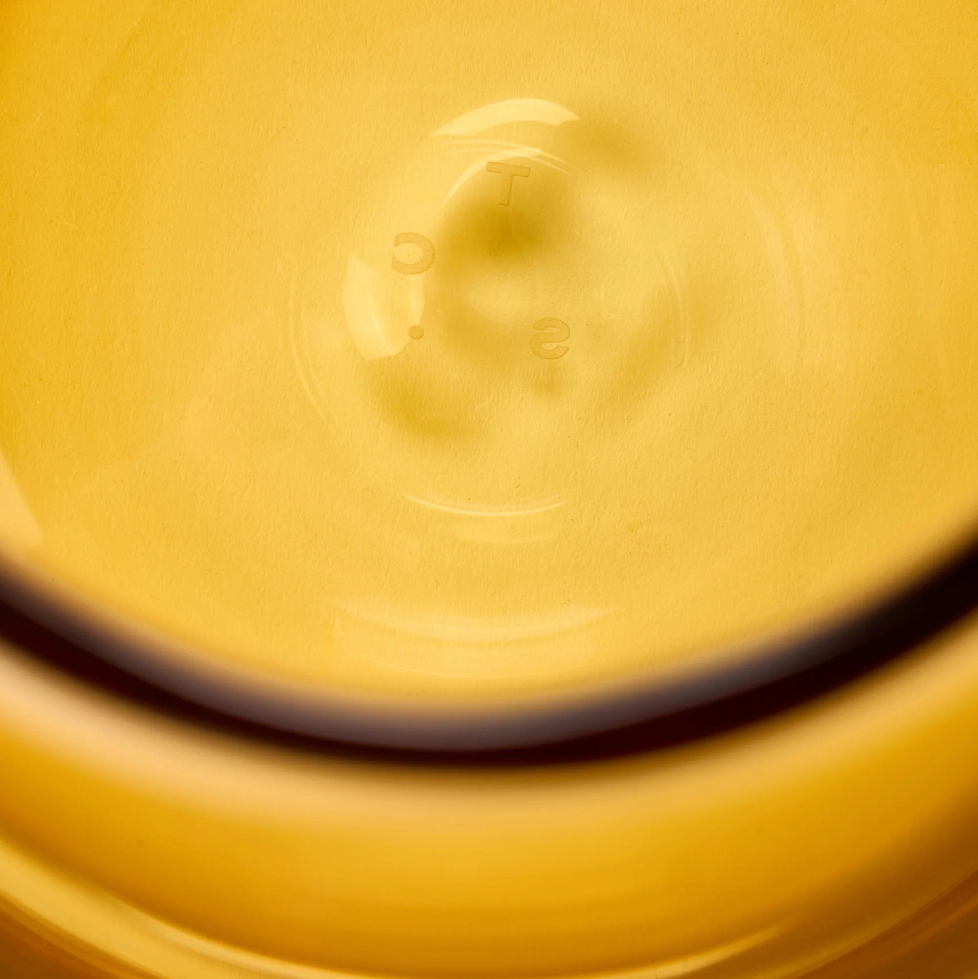 Pod Large Amber Glass Vase by The Conran Shop - Lifestory