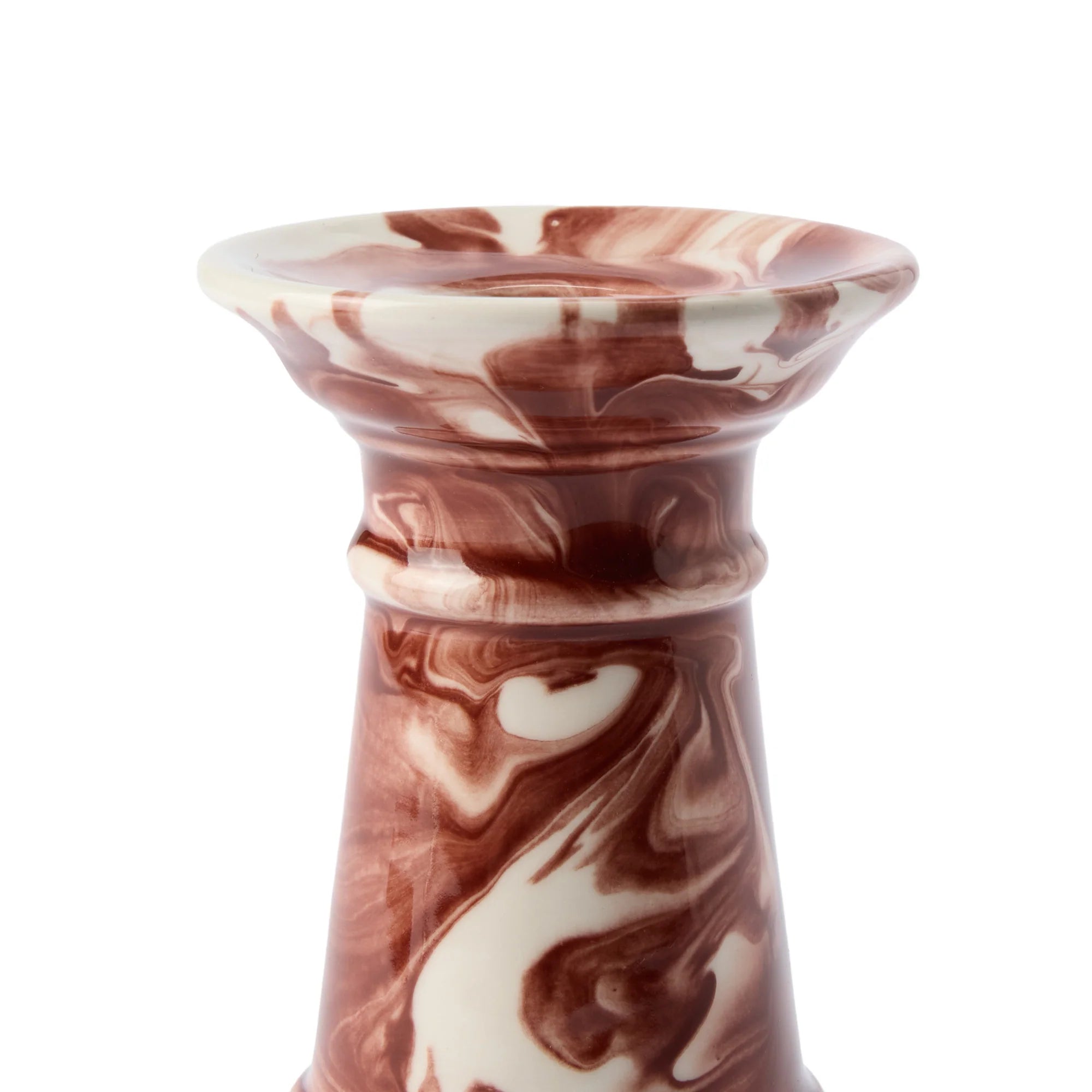 Wardour Stubby Candle Holder in Marbled Earthenware by The Conran Shop - Lifestory
