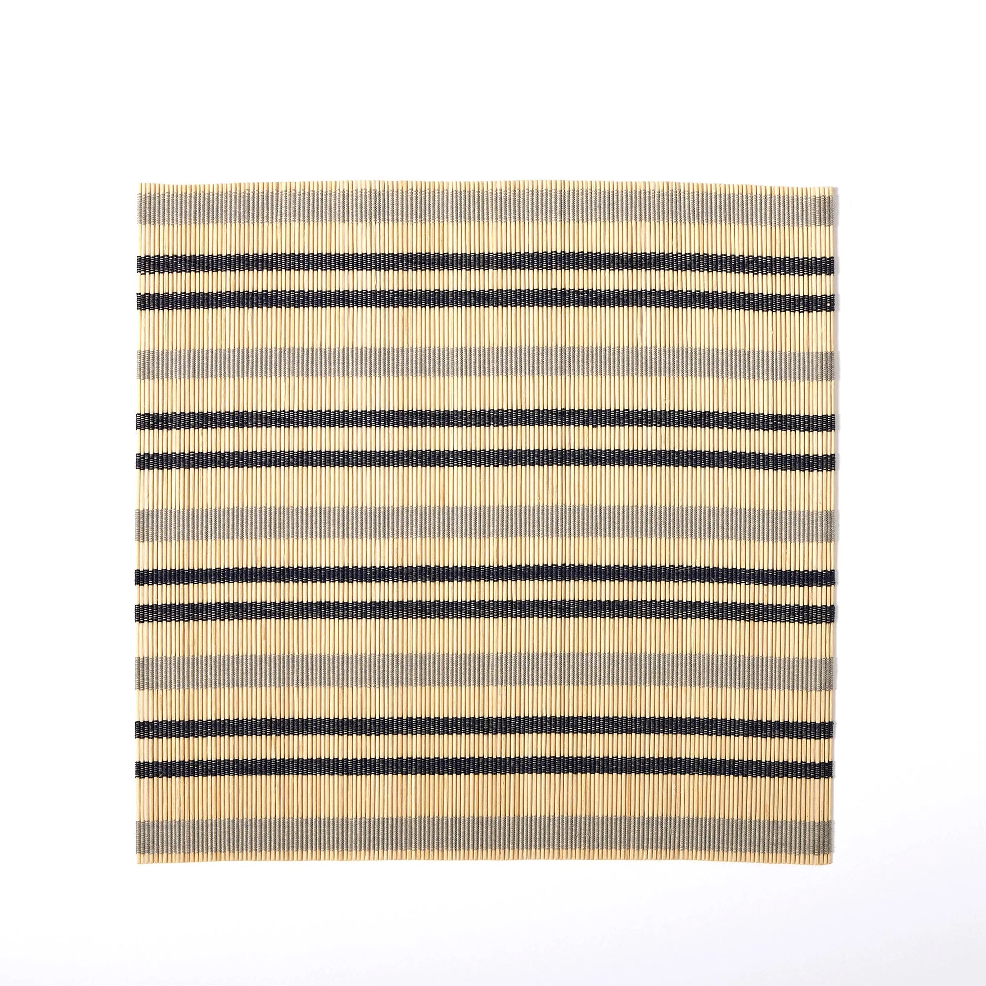 Stripe Bamboo Square Placemat Set of 2 by The Conran Shop - Lifestory