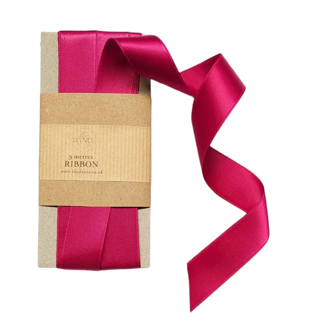 Double Faced Satin Ribbon (3m x 25mm) in Various Colours - Lifestory