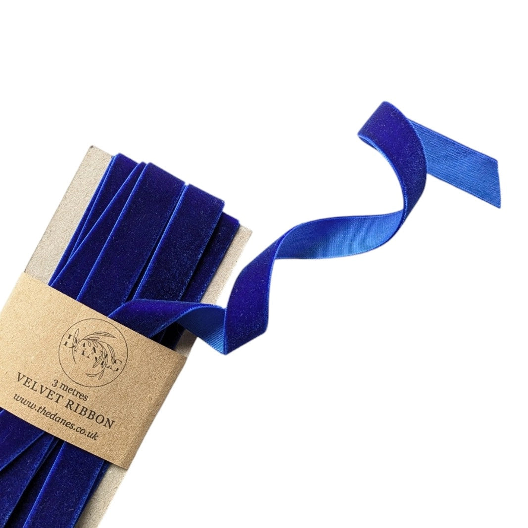 Luxury Velvet Ribbon (3m x 16mm) in Various Colours - Lifestory