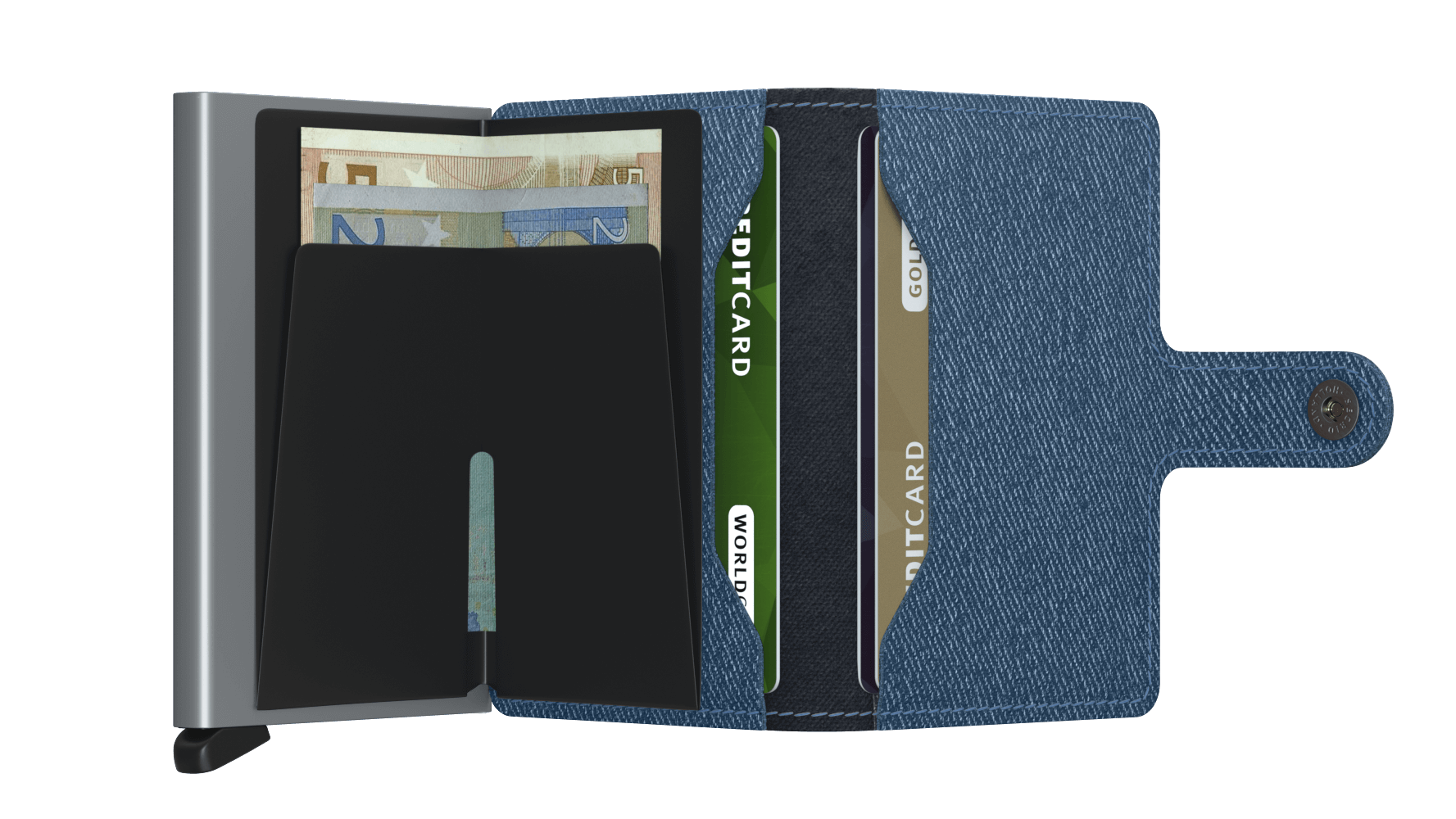 Miniwallet | Twist Jeans Blue | by Secrid Wallets - Lifestory