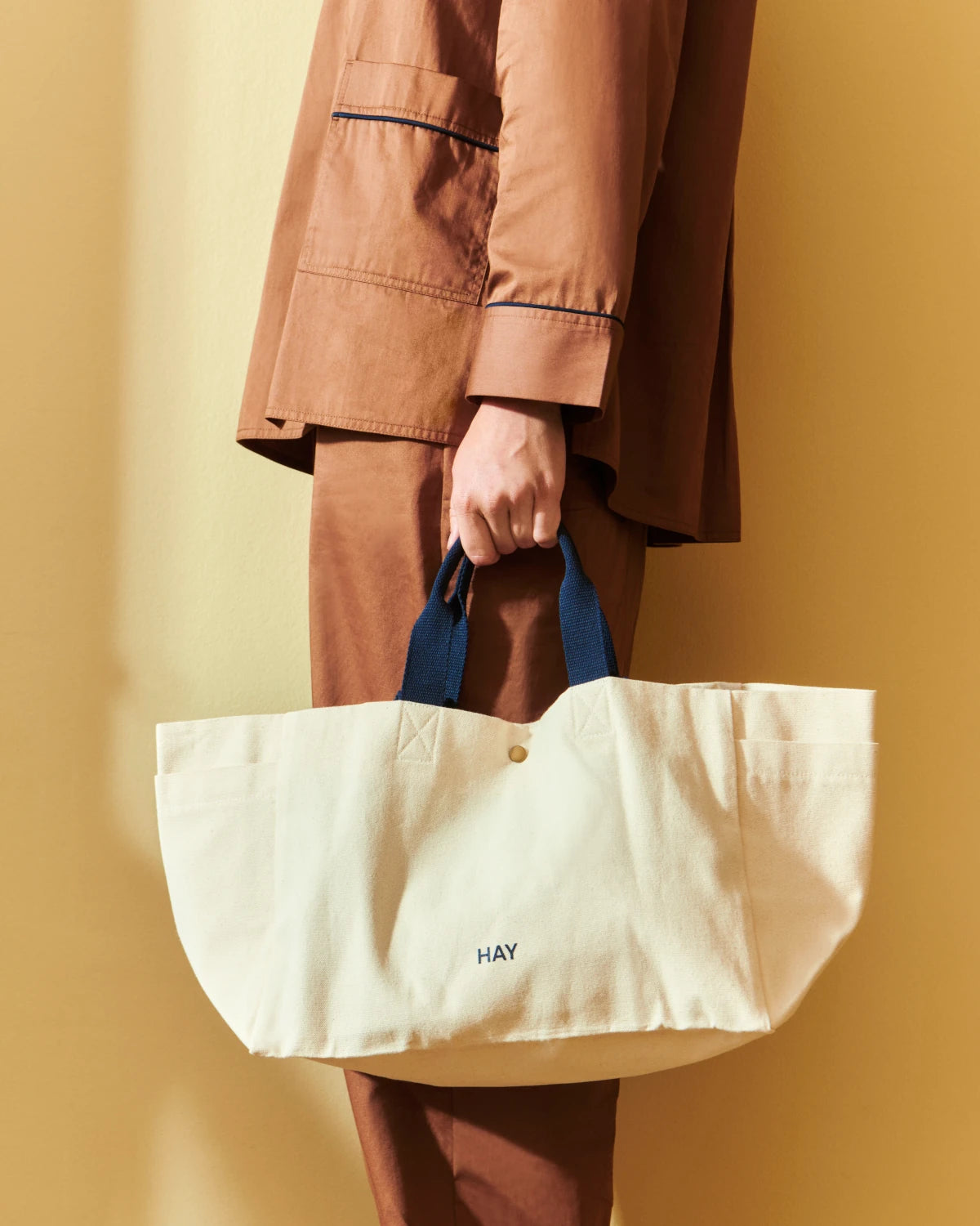 HAY Organic Cotton Small Weekend Bag in Natural | Lifestory