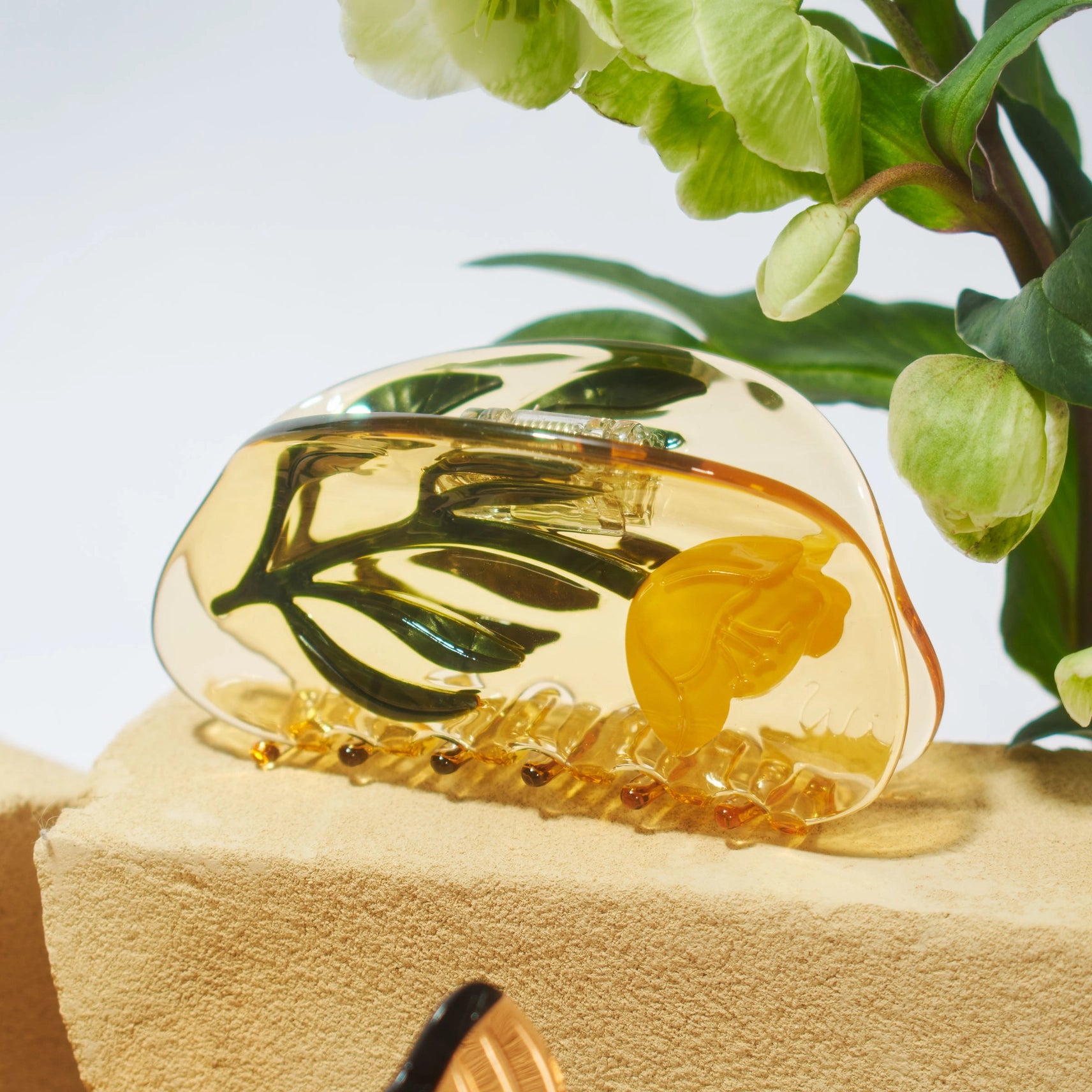 Winona Irene Buttercup Wild Flower Acetate Hair Claw - Lifestory
