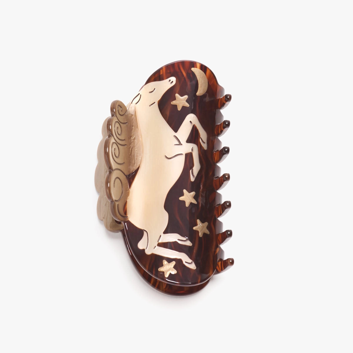Winona Irene Wild At Heart White Horse Hair Claw - Lifestory