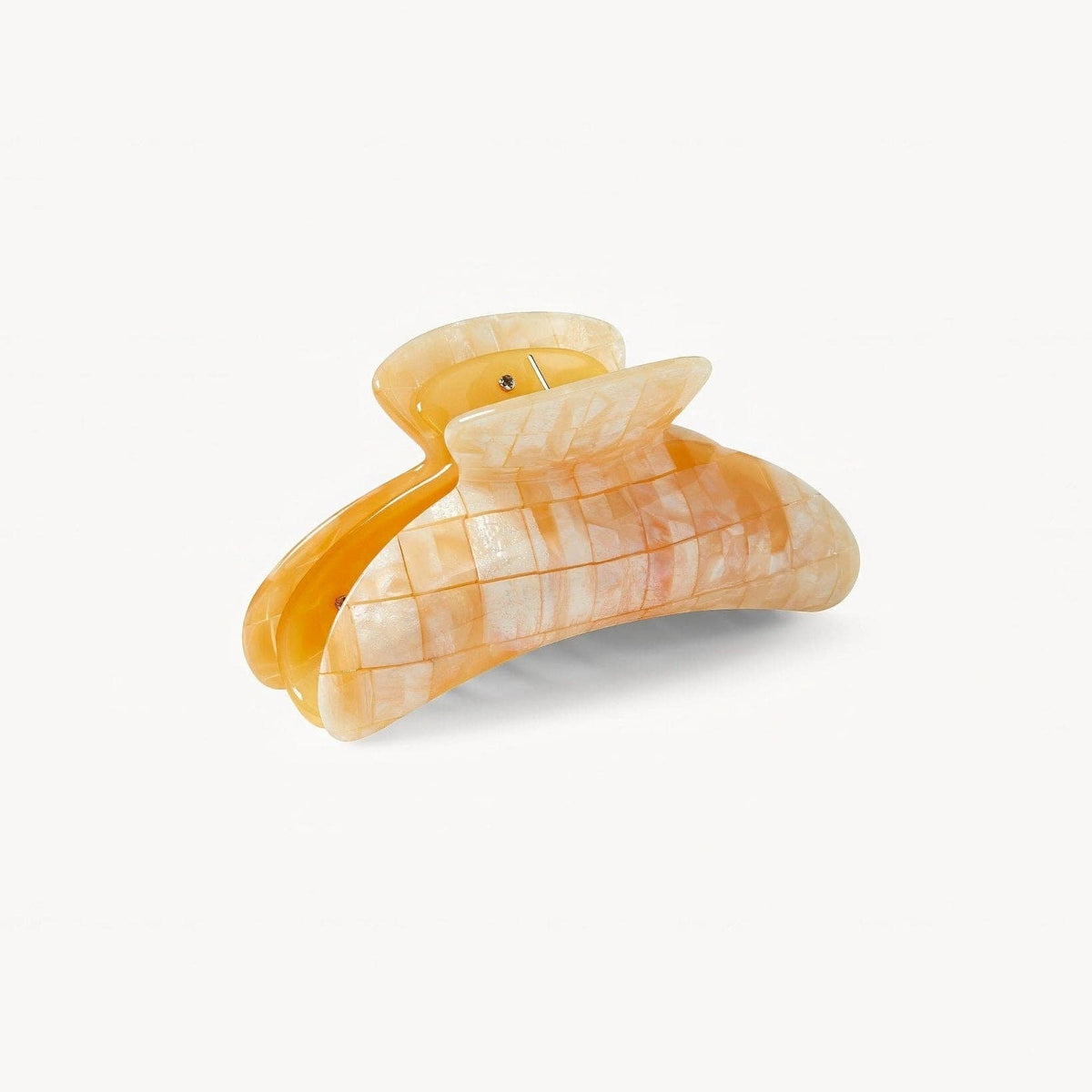 MACHETE Grande Heirloom Claw in Sea Shell Checker Acetate - Lifestory