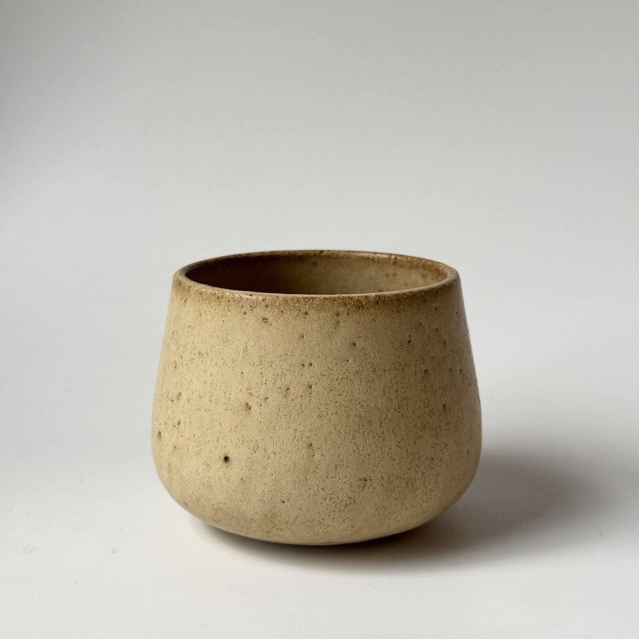 Latte Cup in Hay Glaze by Blanc Ceramics