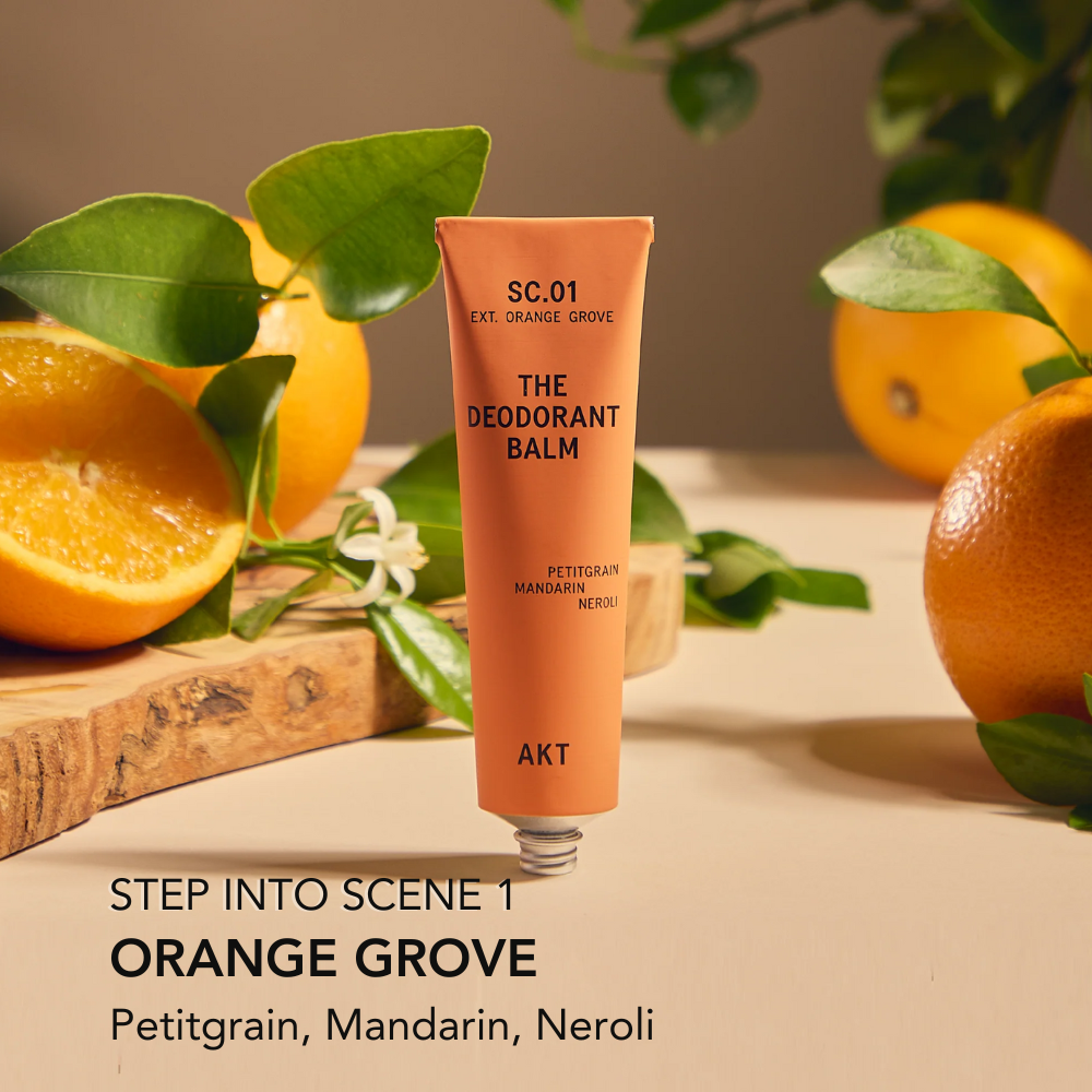 AKT Deodorant Balm SC.01 Orange Grove - Aluminium-Free & Vegan - Lifestory